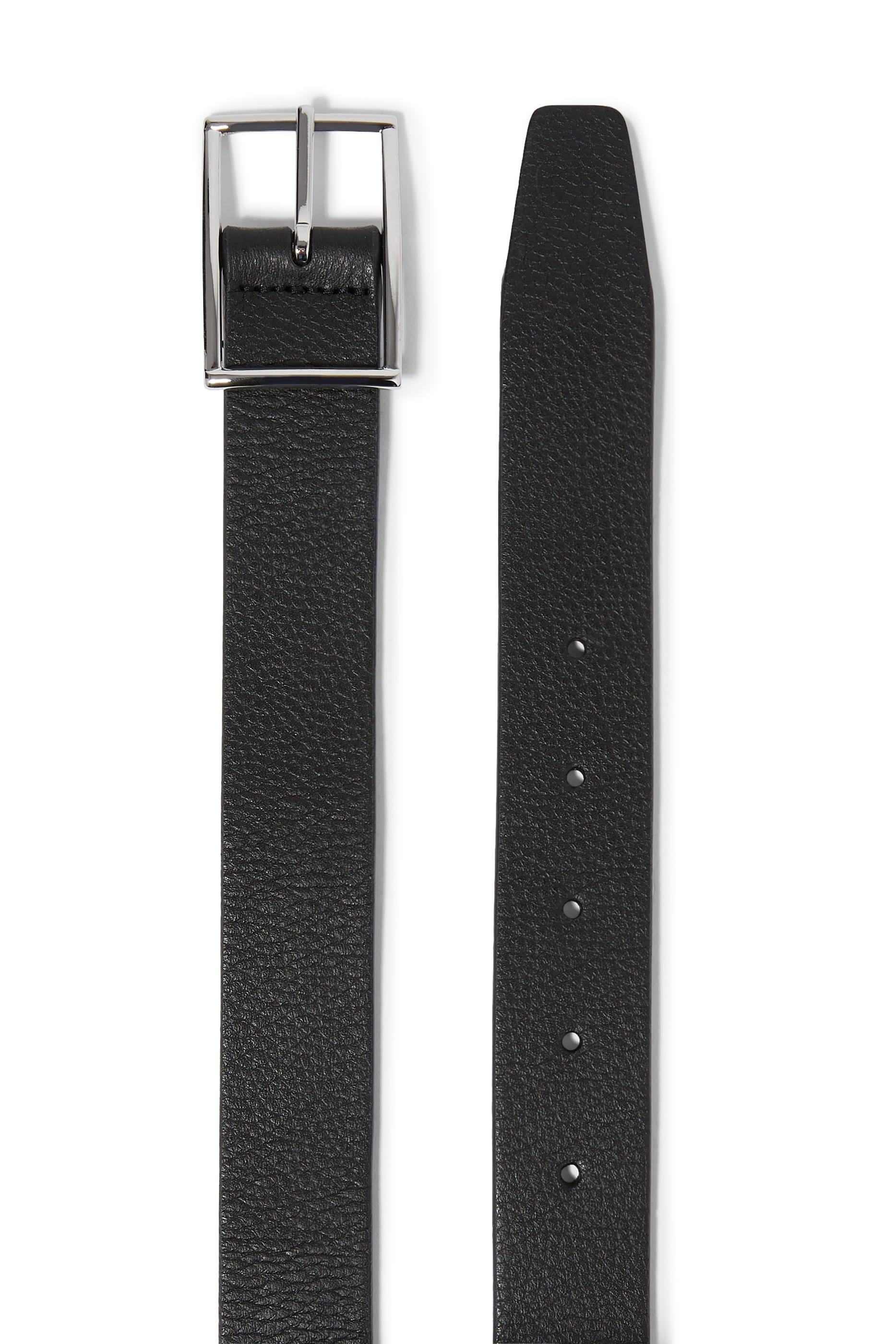 حزام بوجهين جلد