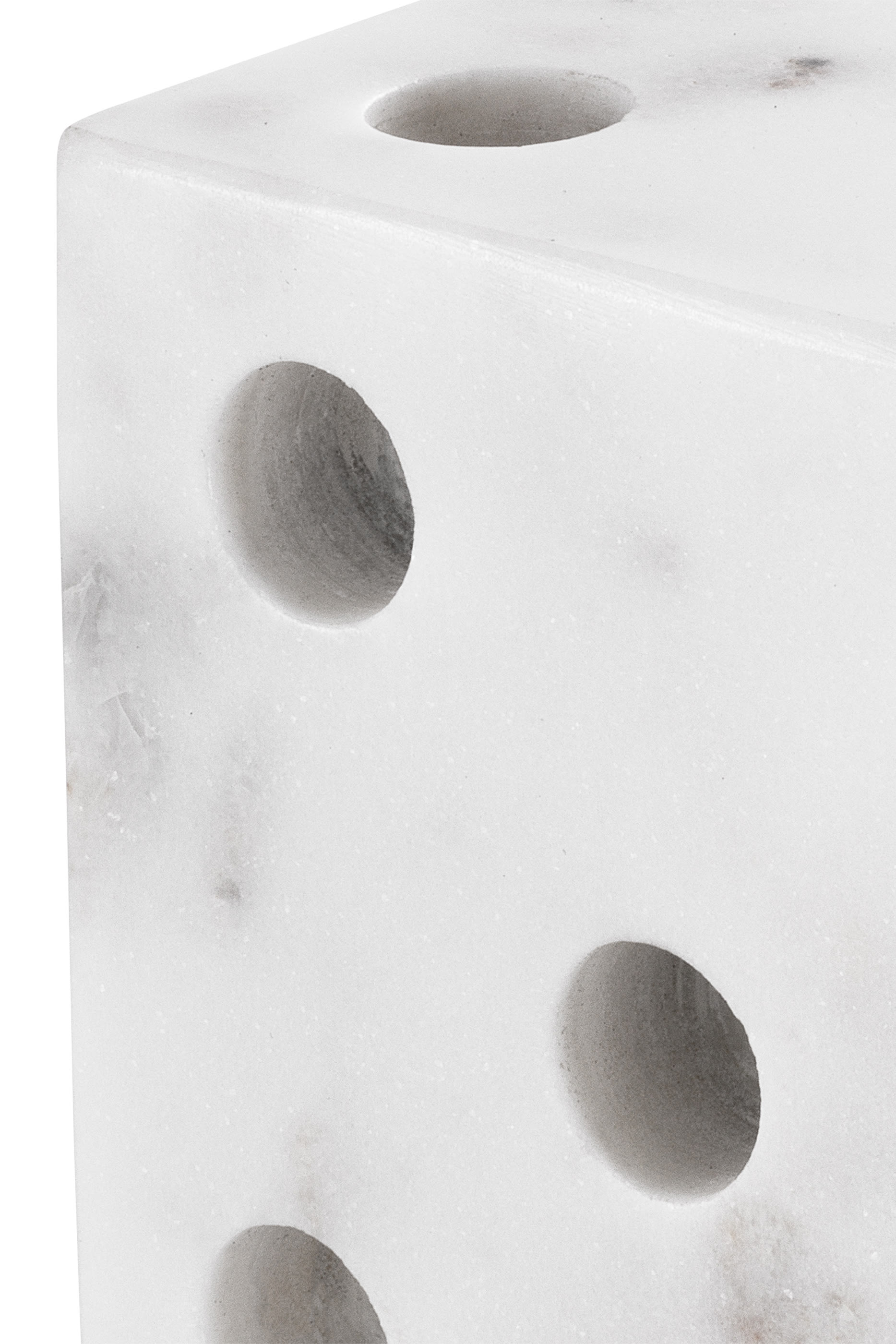 طقم قطعة ديكور للمكتب بتصميم نرد فيزا قطعتين