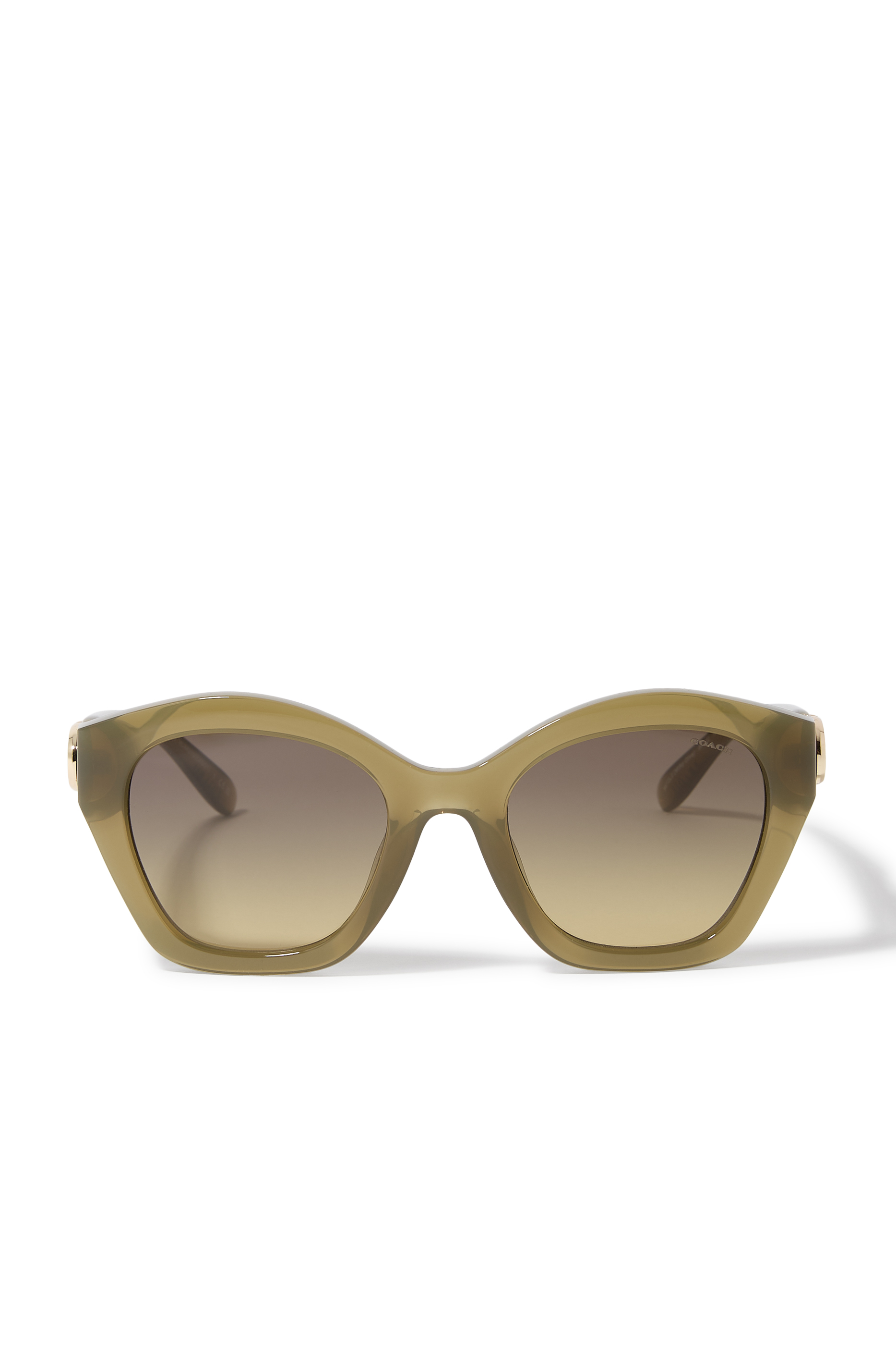 نظارة شمسية بتصميم غير متماثل أسيتات