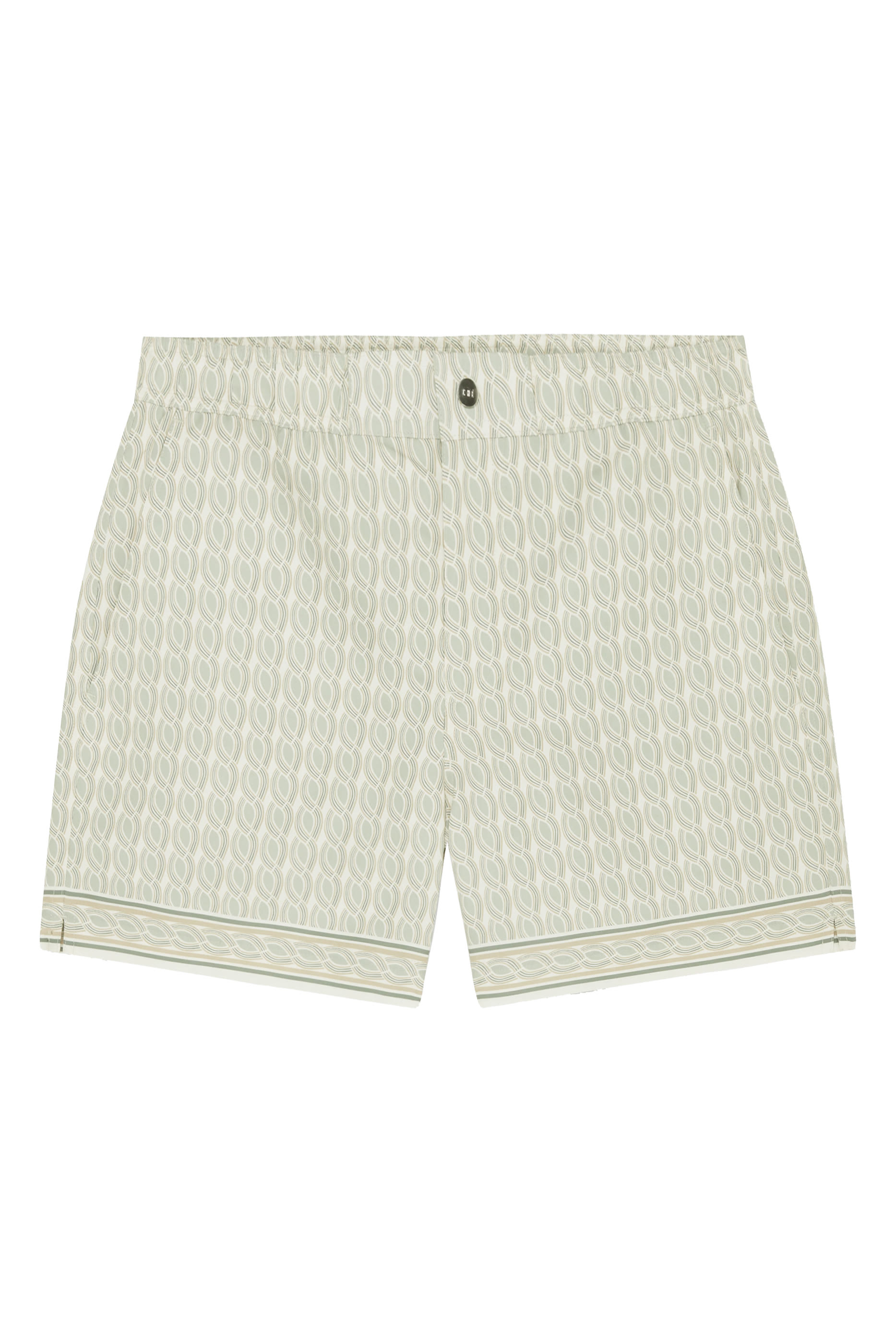 Moneto Border Print Swimshorts
