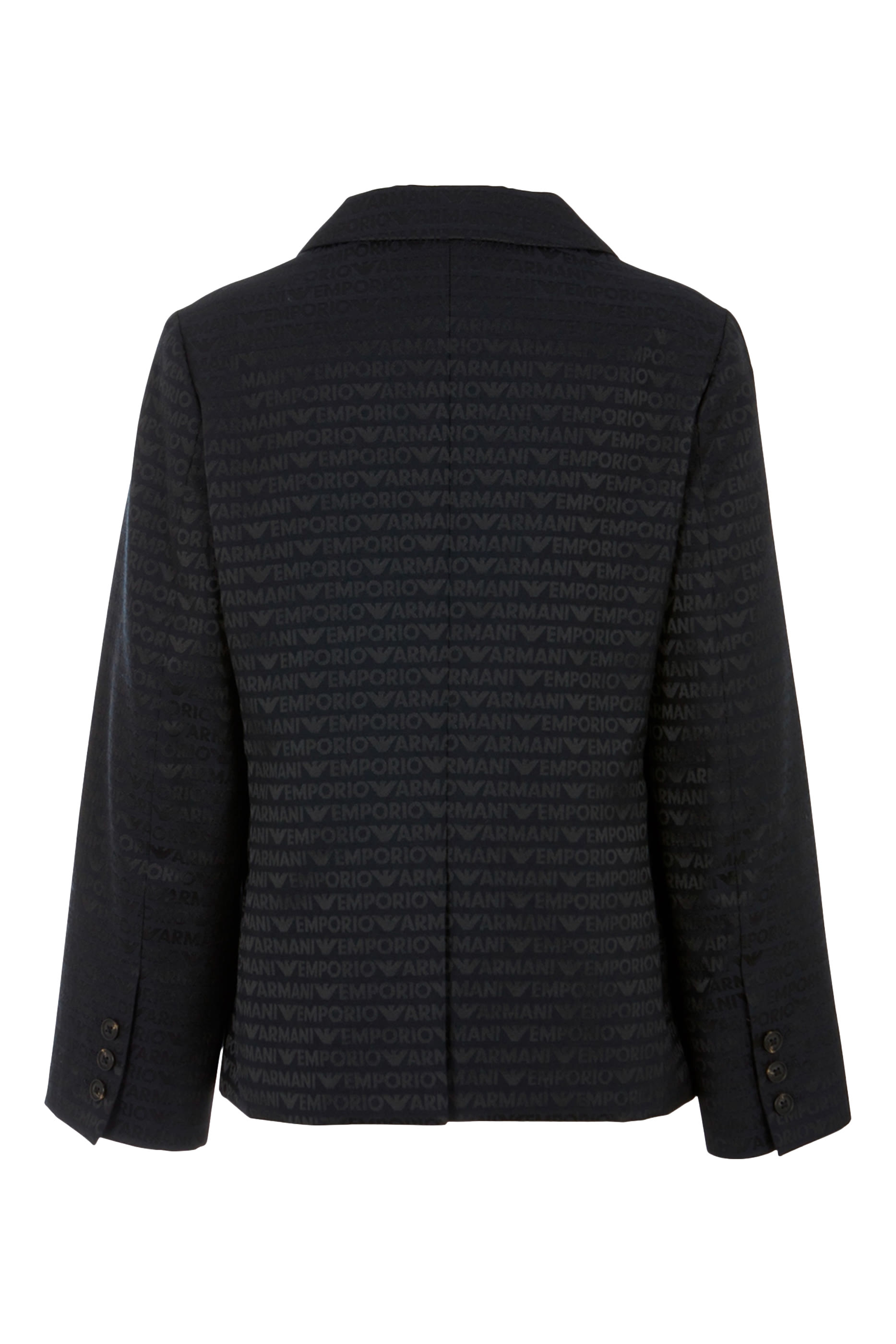 بليزر بشعار الماركة بالكامل للأطفال