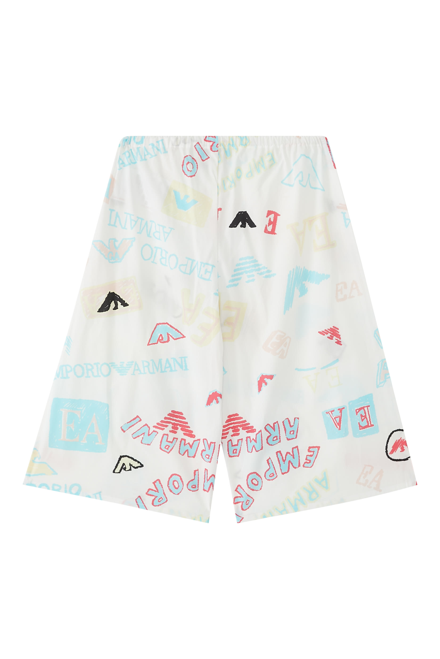 بنطال للأطفال بقصة ساق واسعة بوبلين