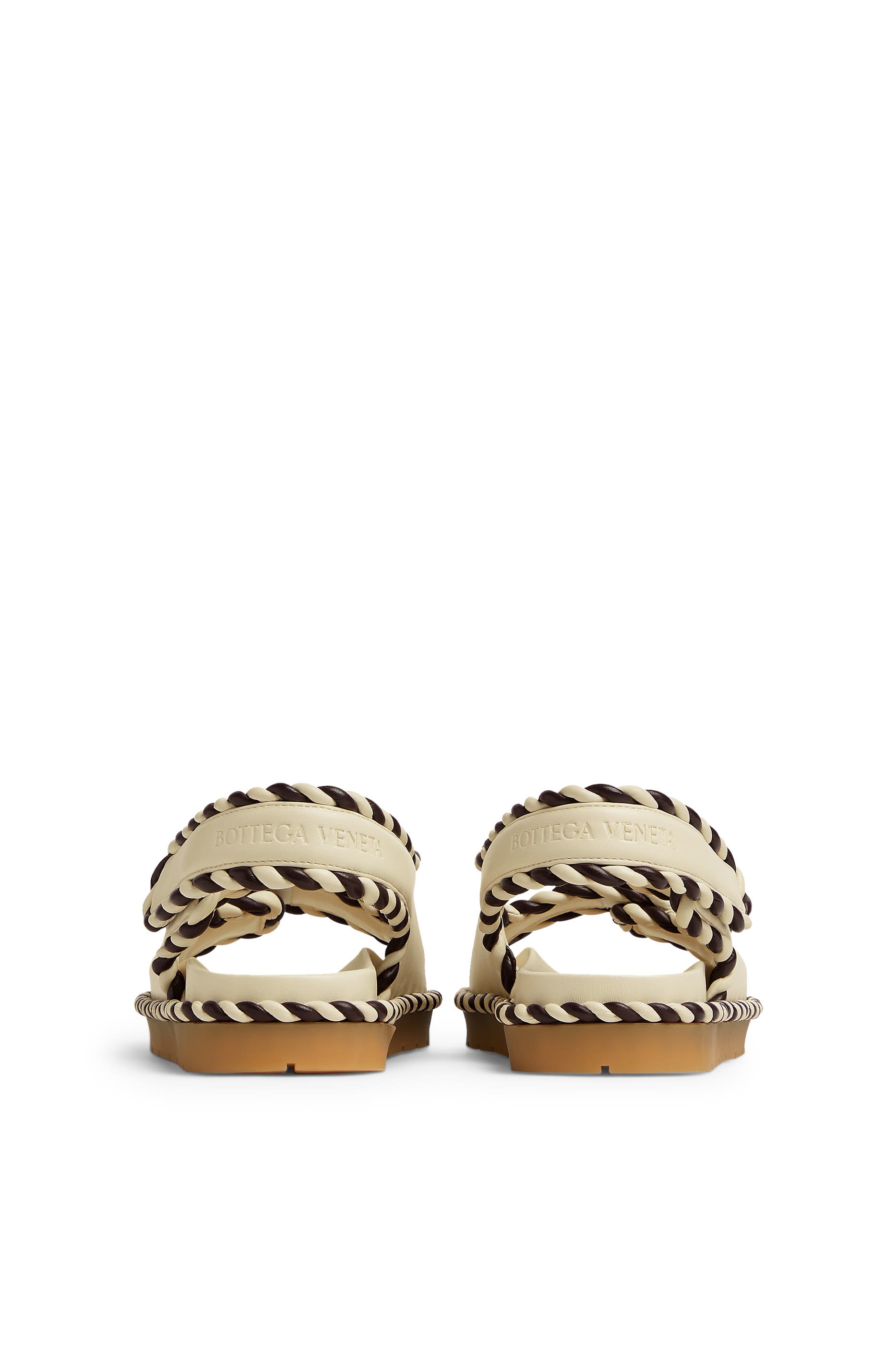 صندل جاك بكعب مسطح جلد