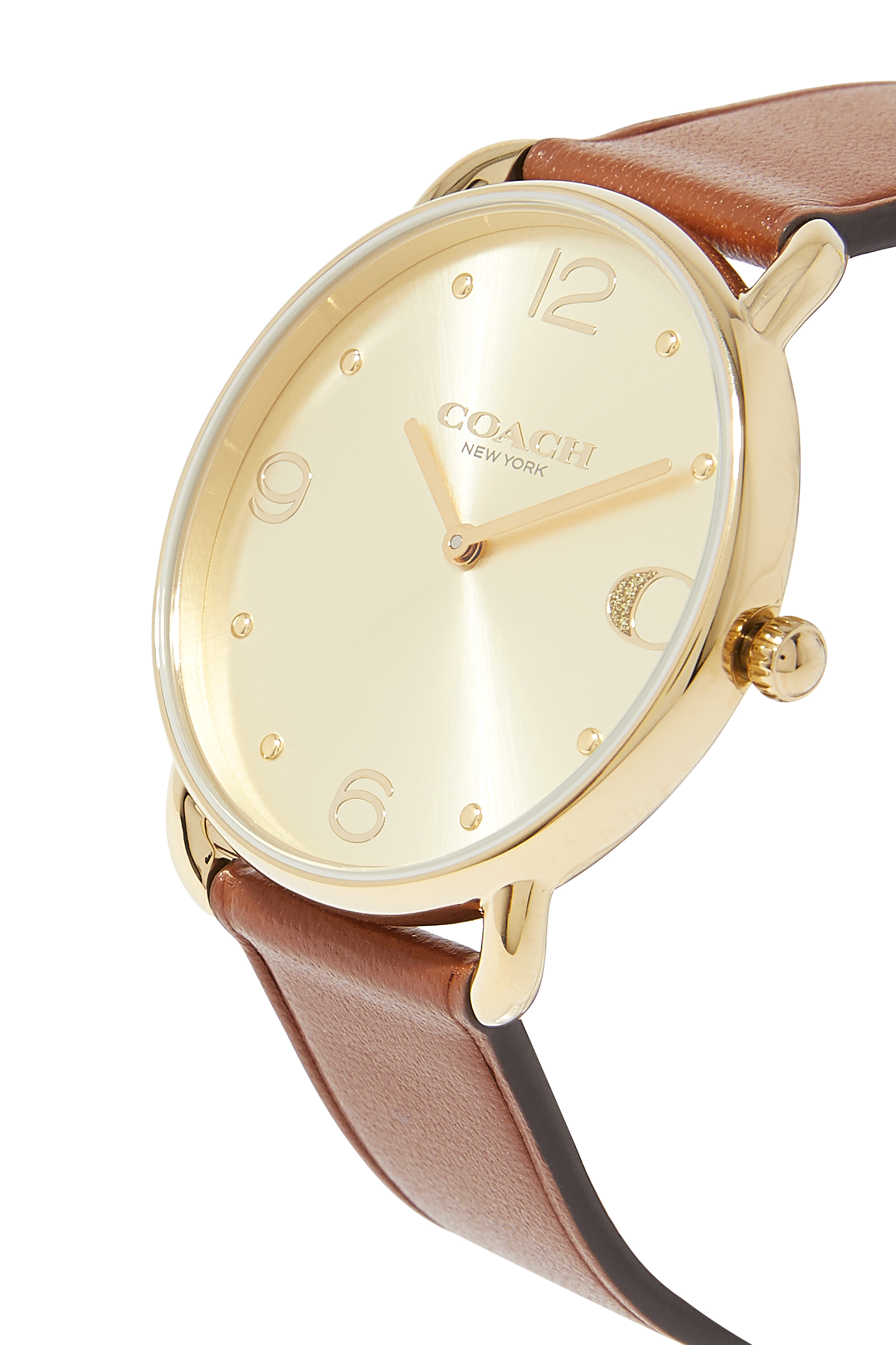 ساعة إليوت 36 مم بسوار جلد