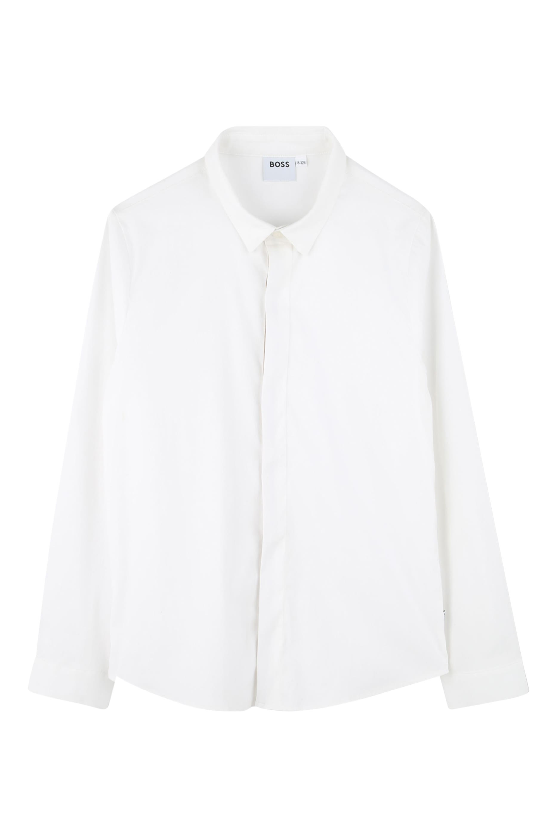 قميص بأكمام طويلة وأزرار للأطفال