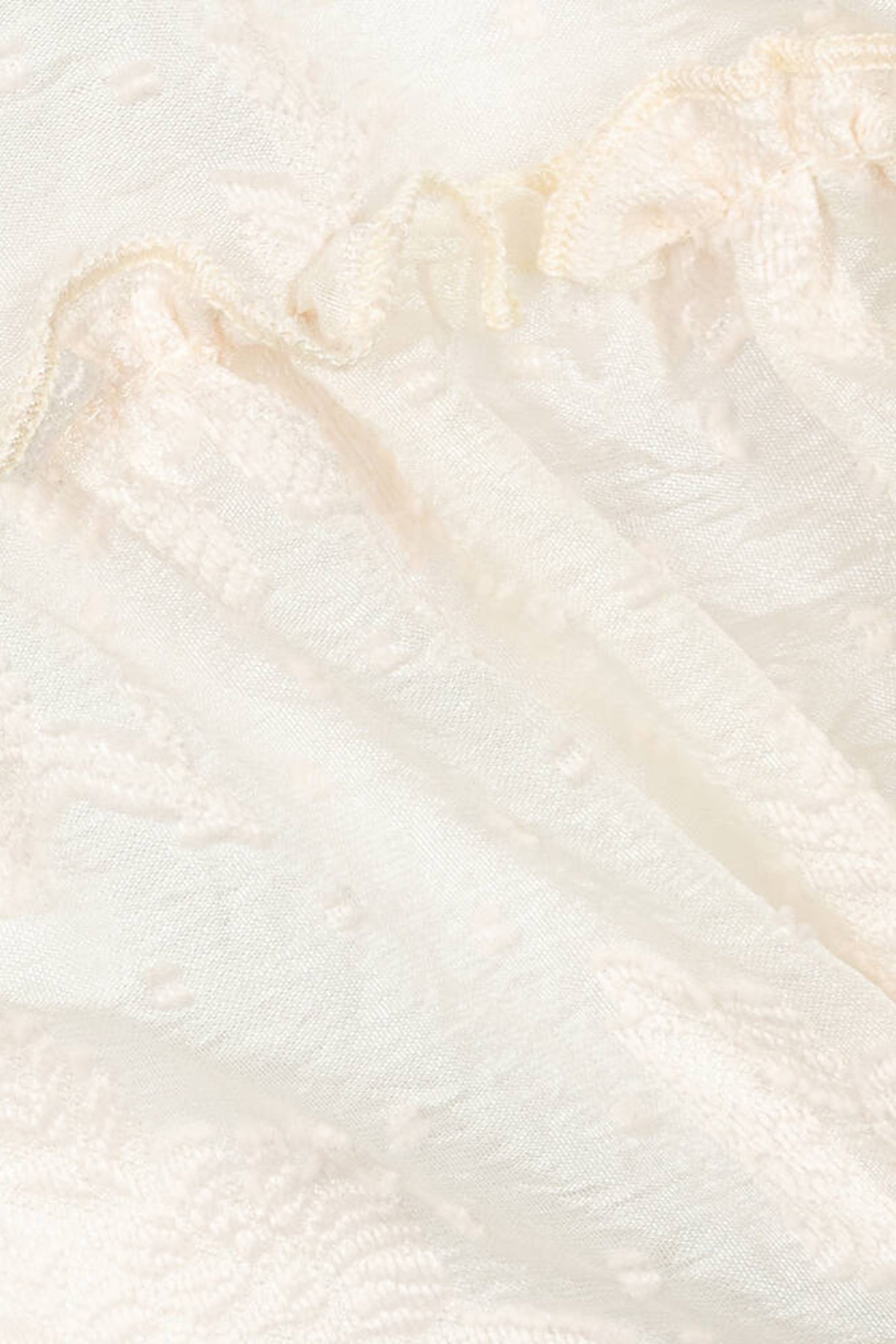 تنورة أورجونزا مزينة بزهور للأطفال