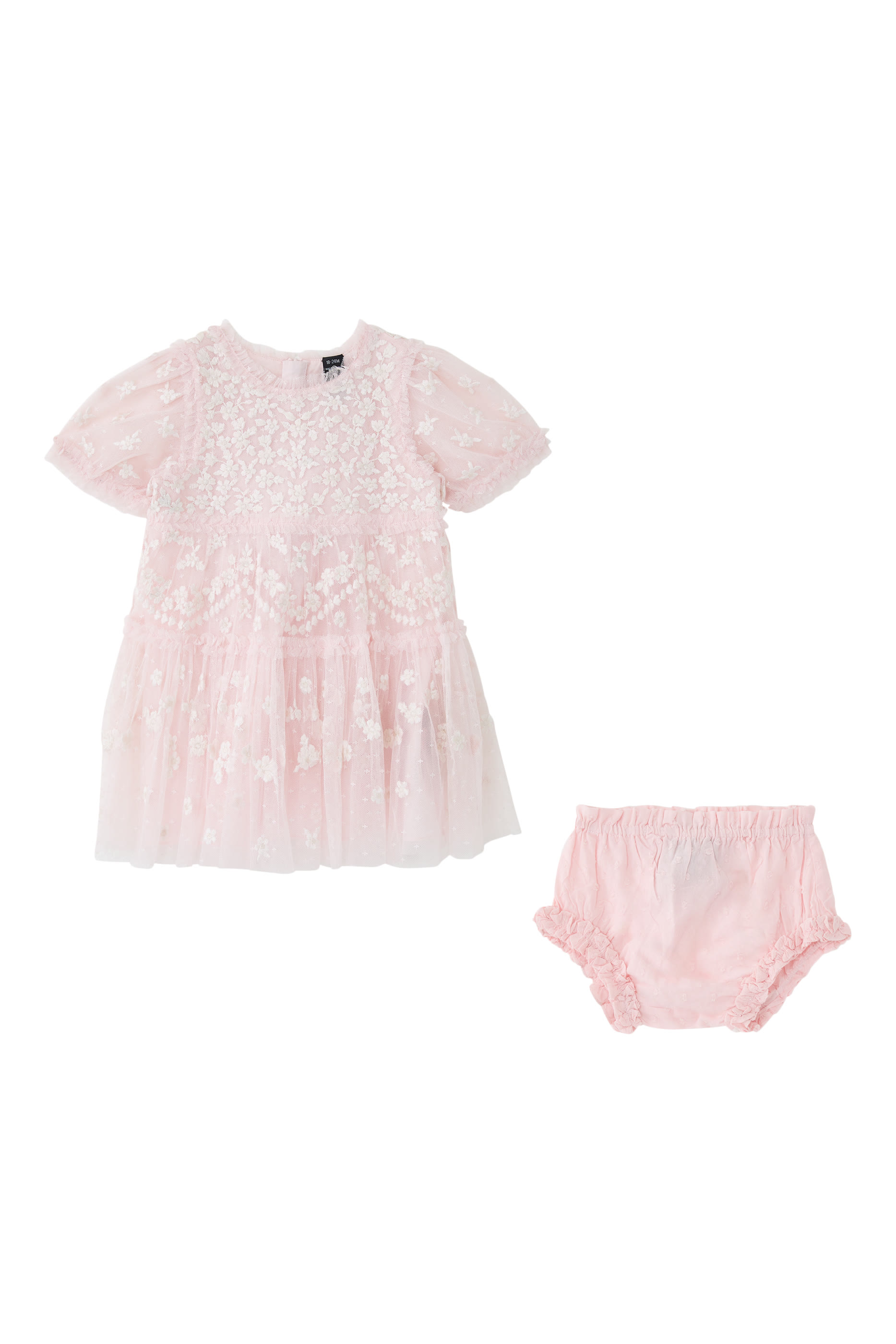 فستان غارلاند بأشرطة للرضع