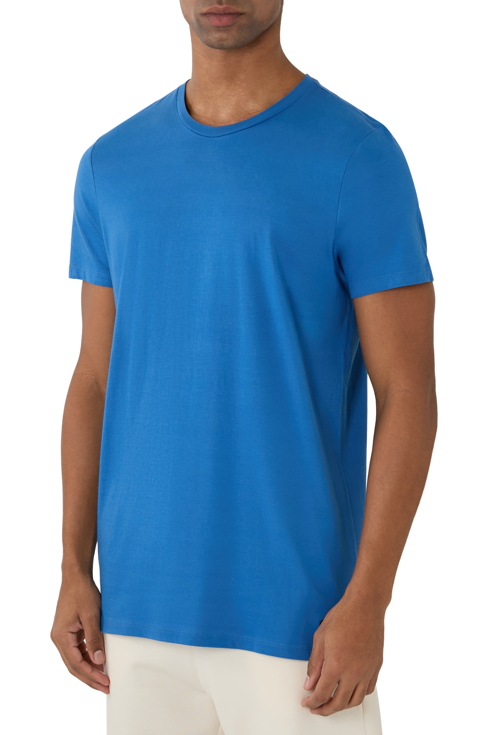 طقم تيشيرت بياقة ضيقة، 3 قطع