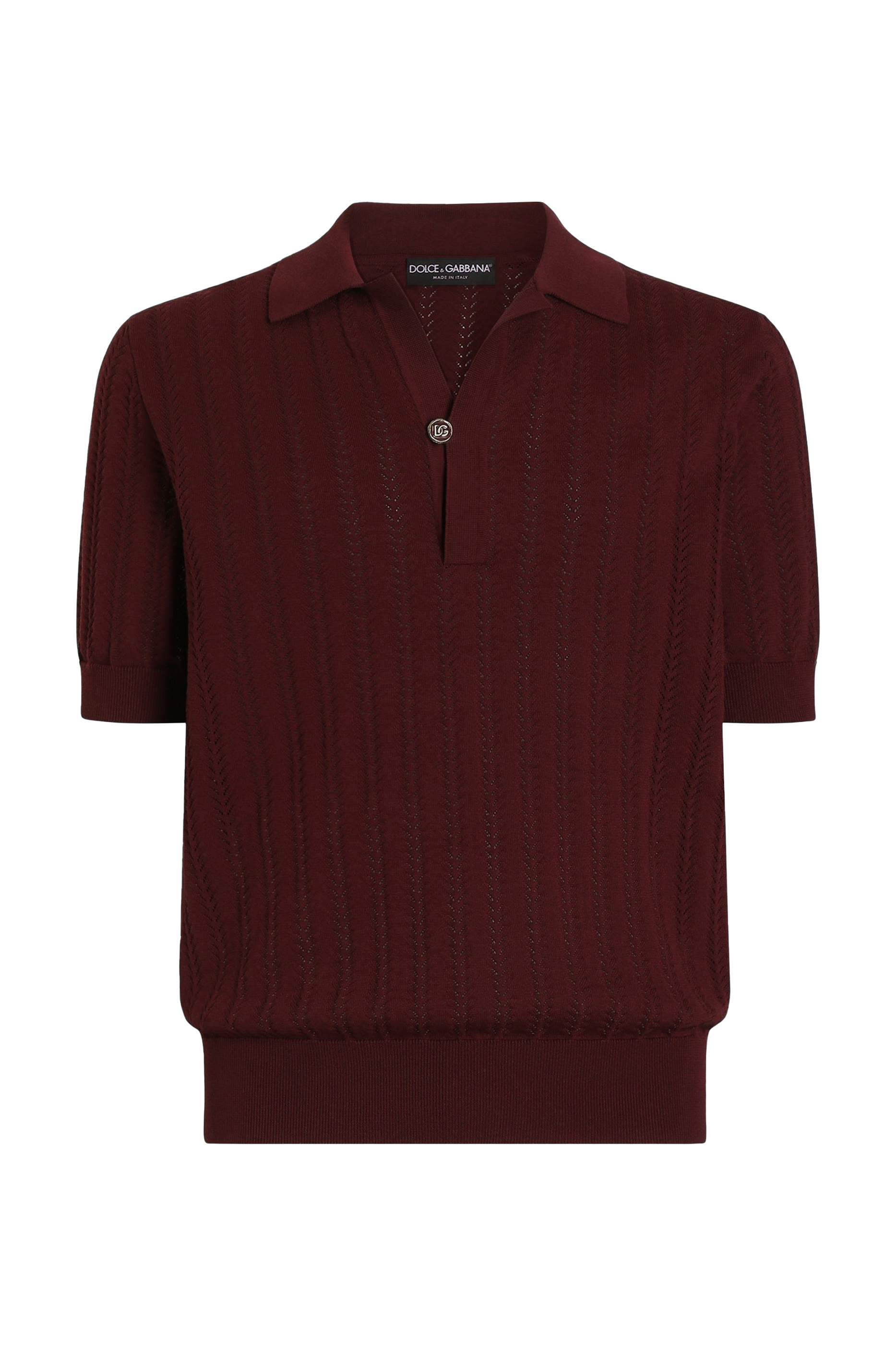 Openwork Polo Shirt