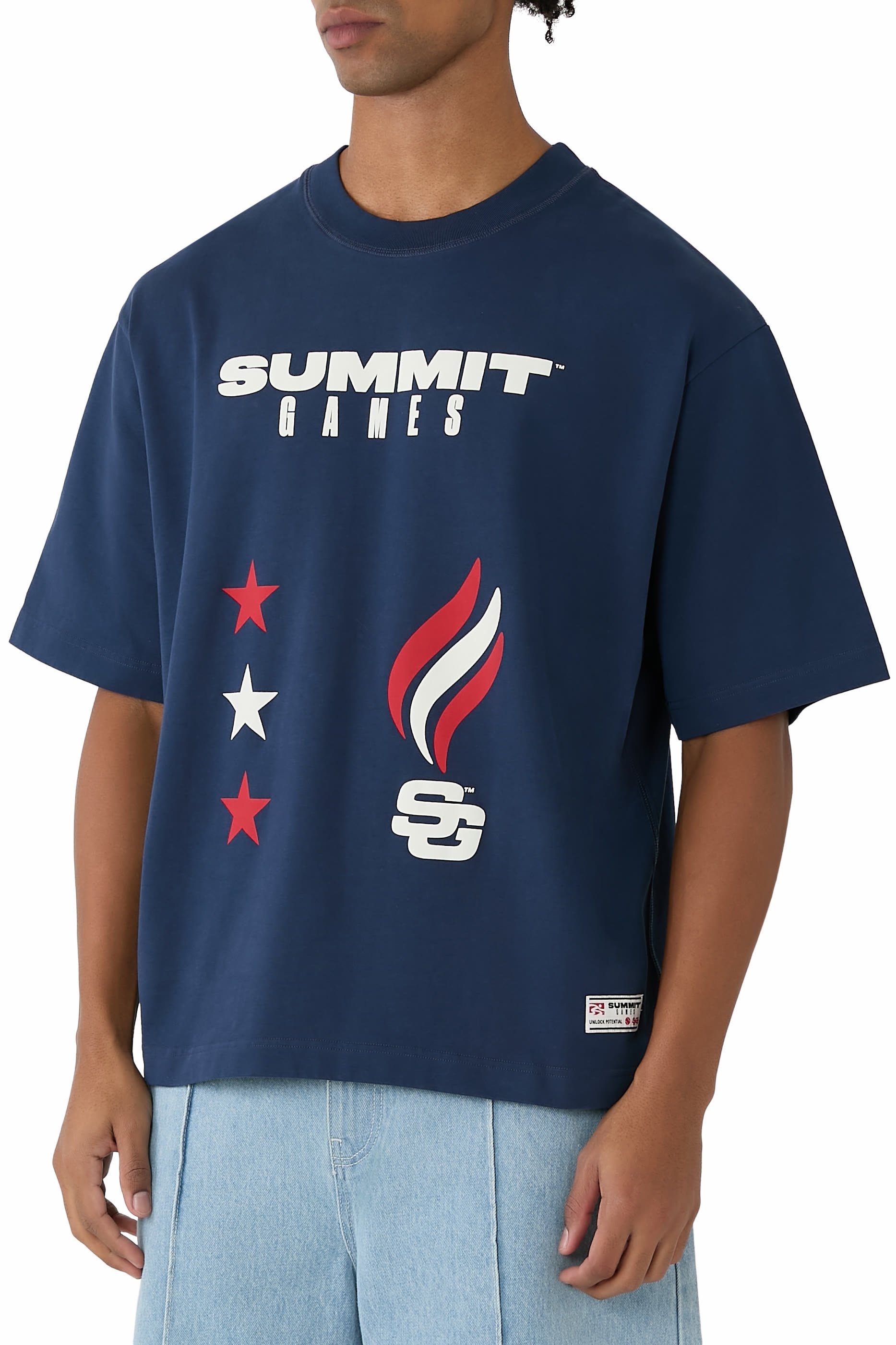 تيشيرت تشامبيون بشعار الماركة كلاسيكي