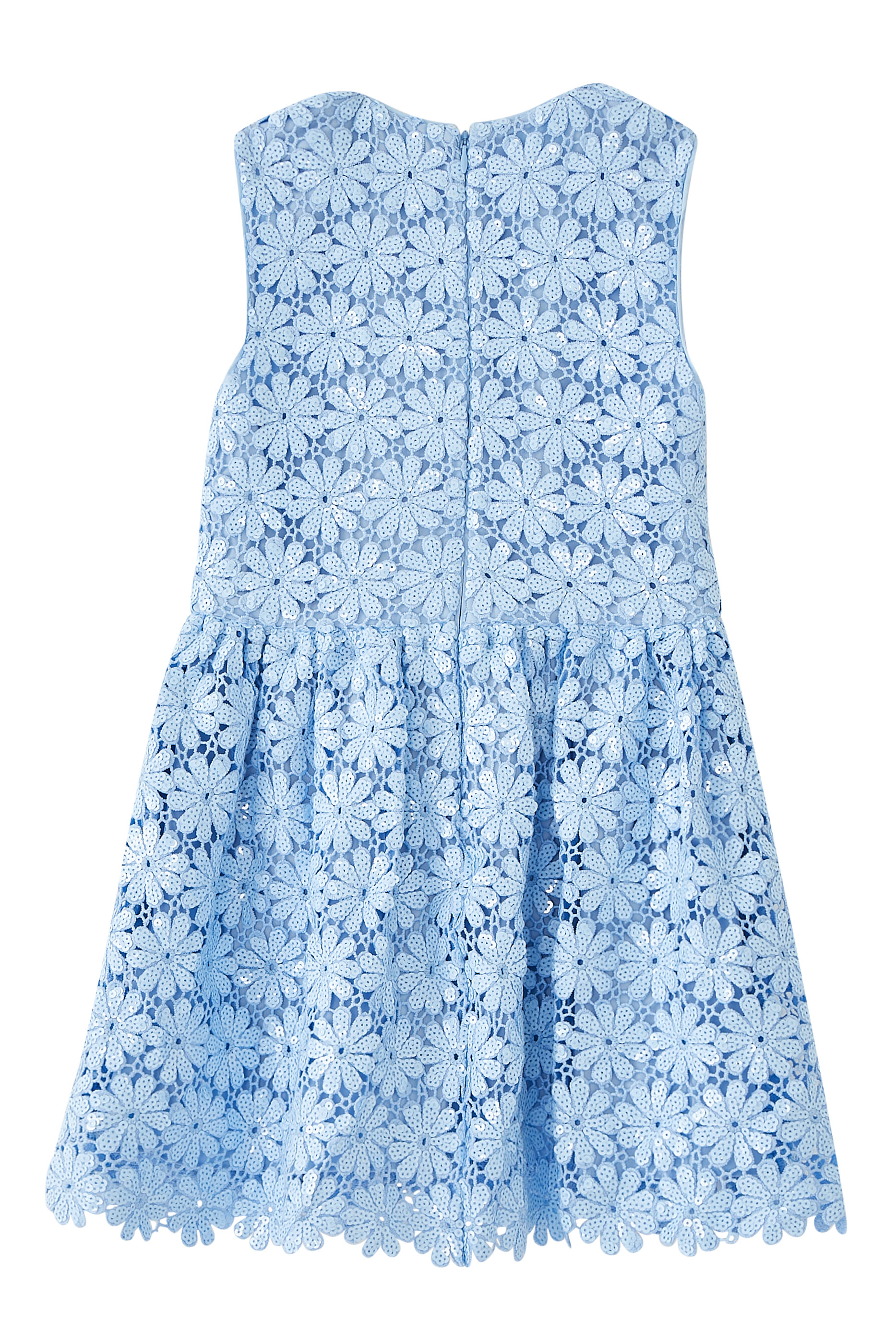 فستان للأطفال دانتيل بنقشة زهور