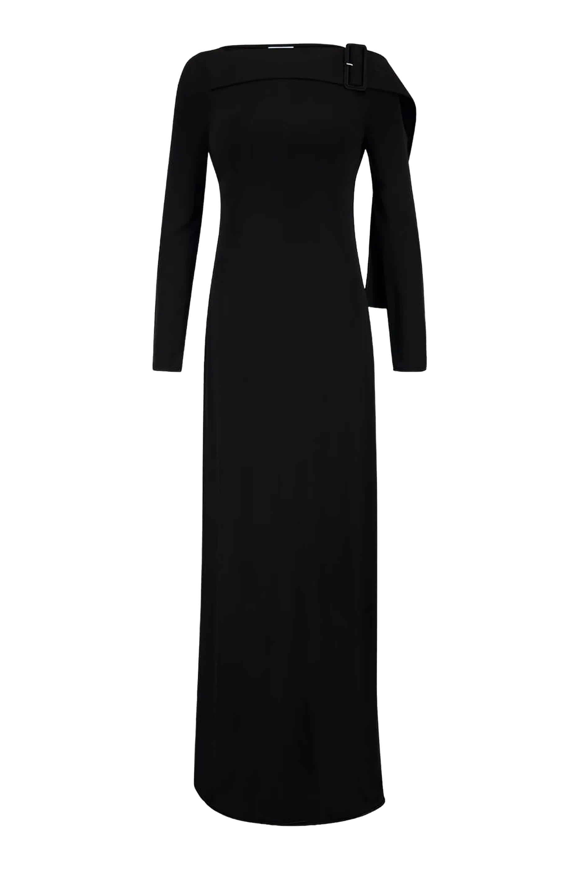 فستان طويل بإبزيم جيرسيه