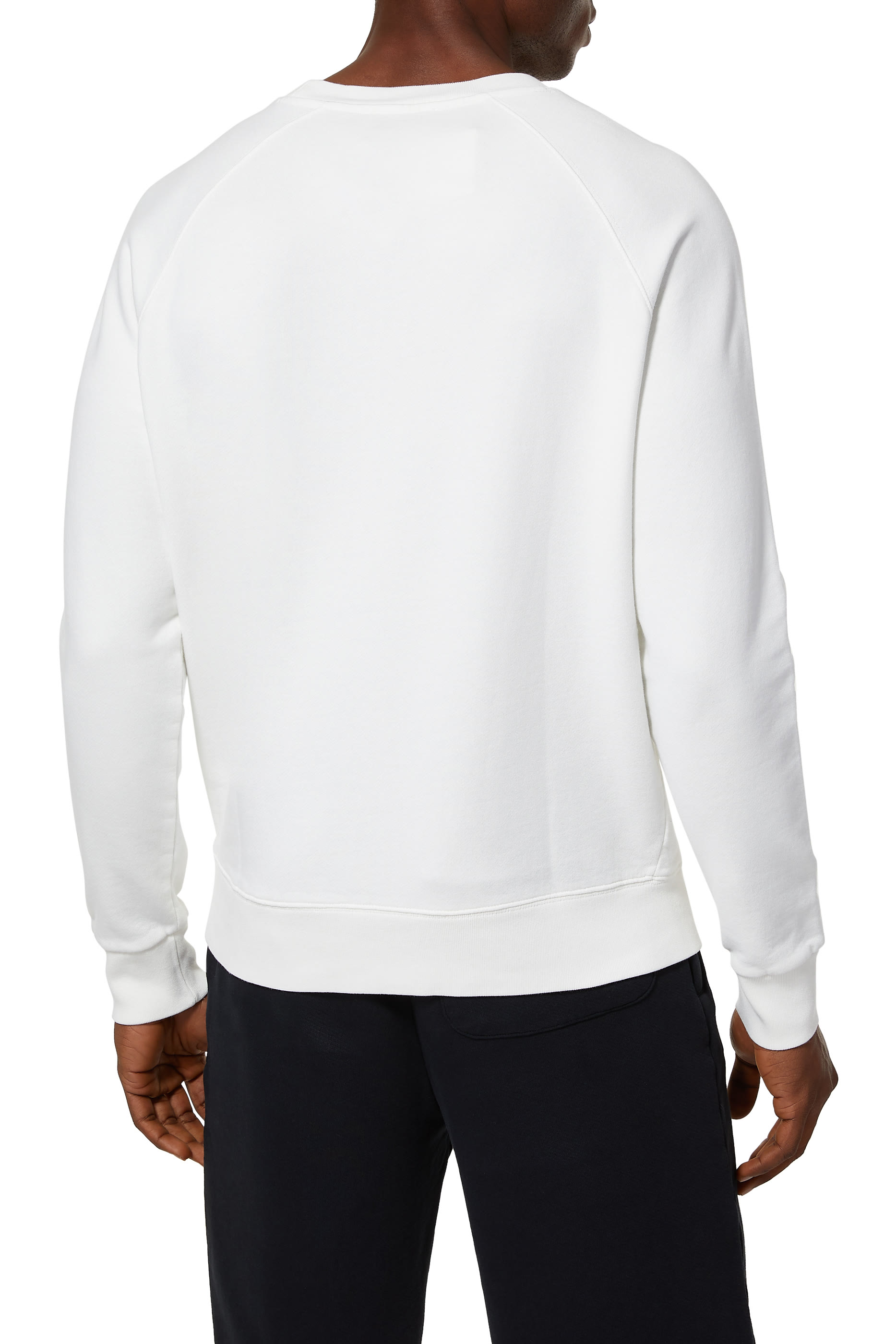 سويت شيرت بشعار الماركة مكتوب باليد