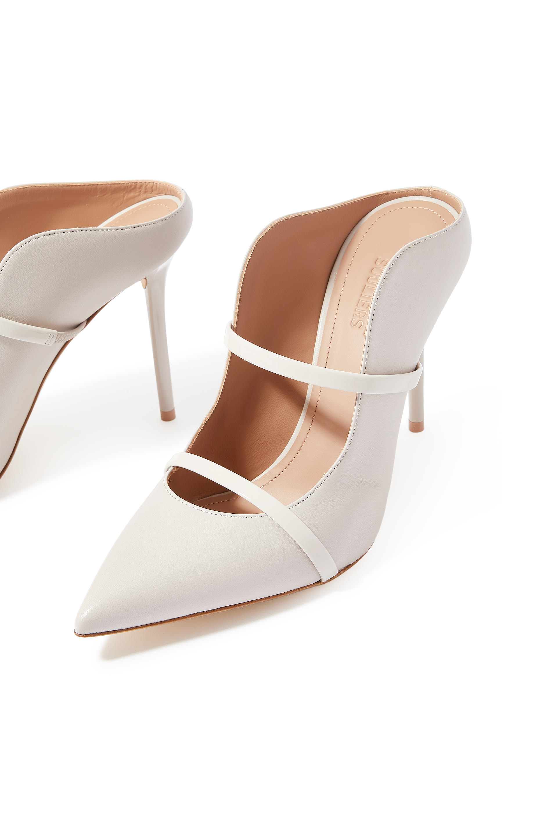 حذاء مورين مفتوح من الخلف 70 بكعب رفيع