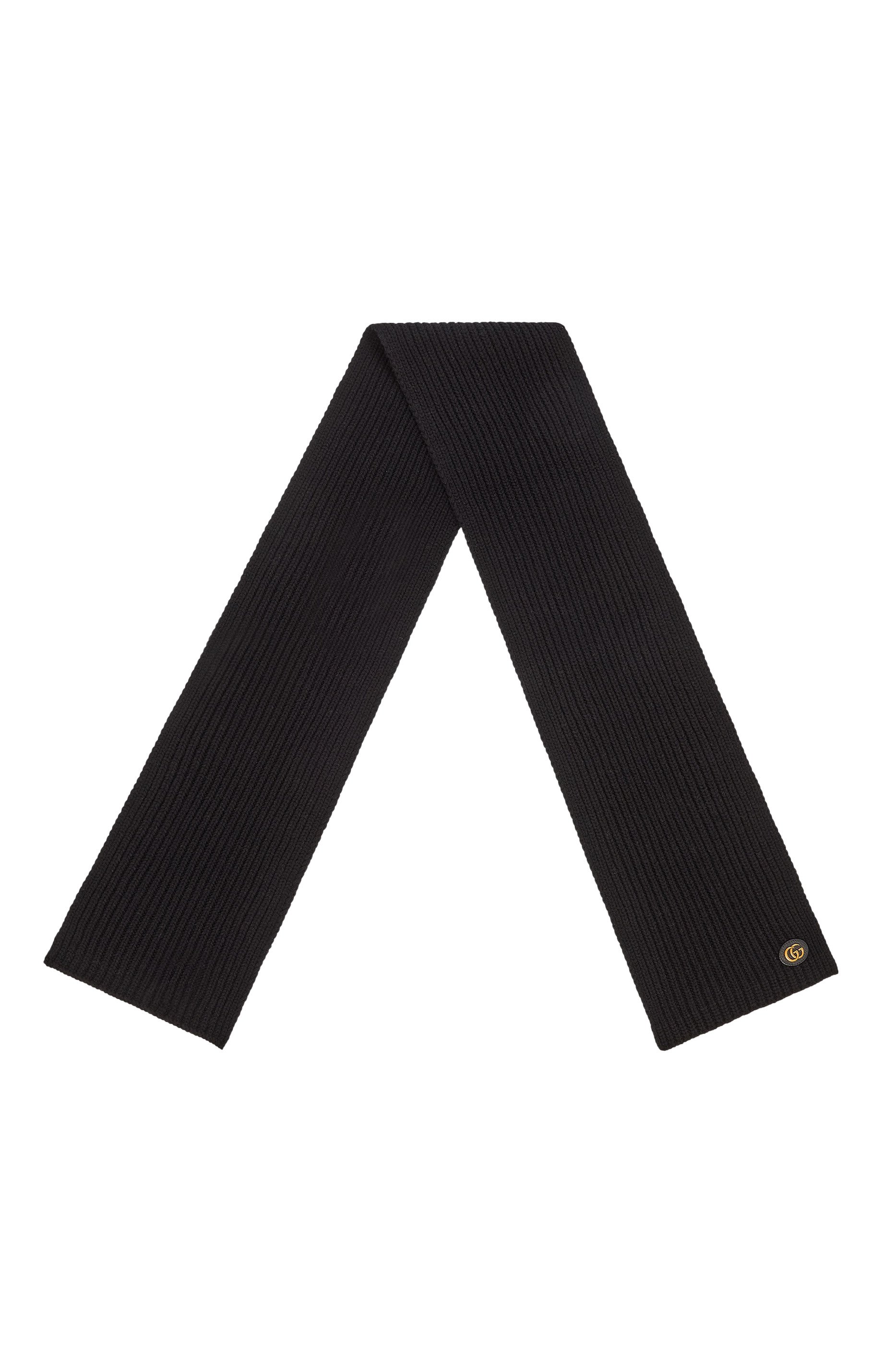 وشاح كشمير وصوف مع شعار حرفي الماركة