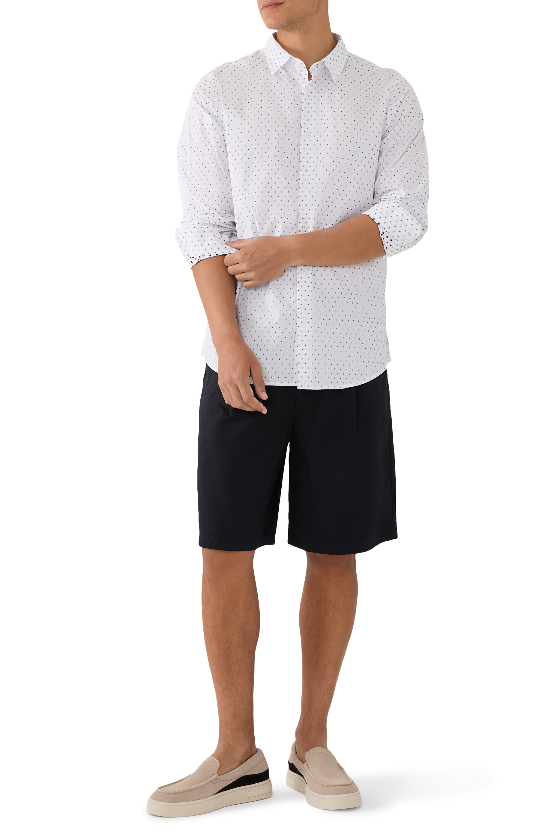 قميص قطن جاكار