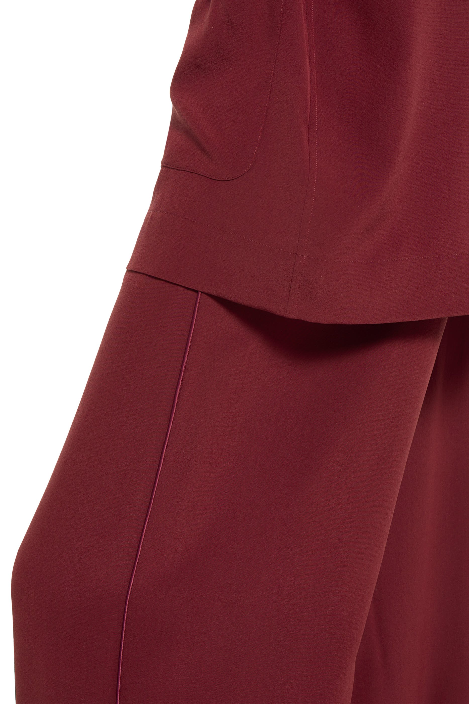 بنطال كريب دو شين وحرير