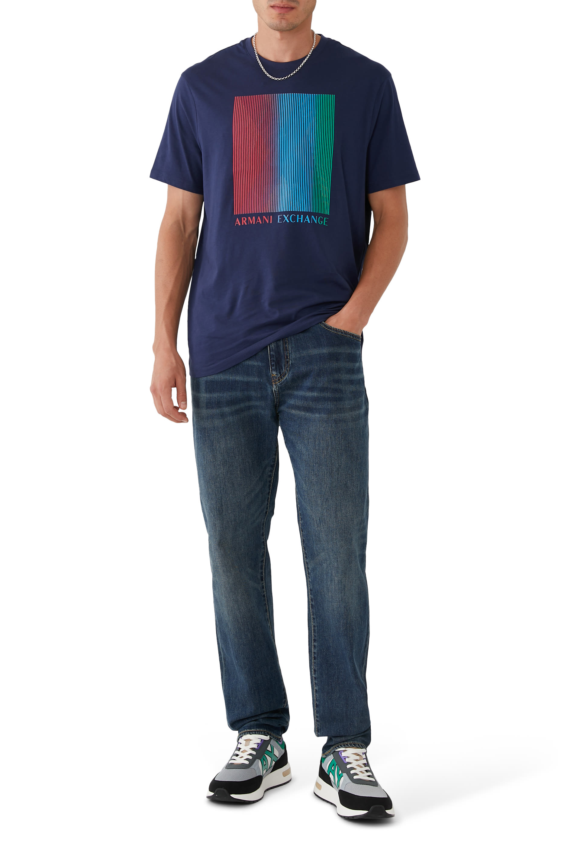 تيشيرت سامر بياقة ضيقة