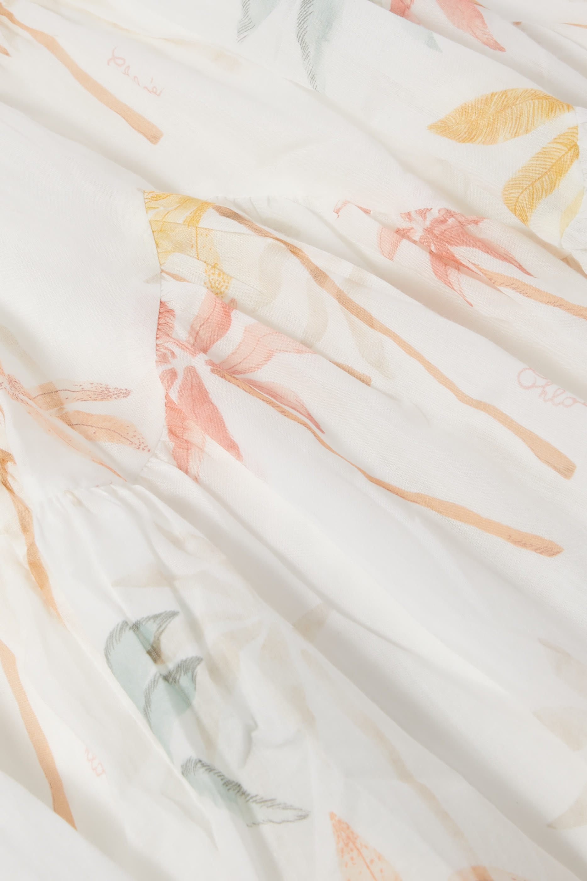 تنورة طويلة بنقشة نخيل للأطفال