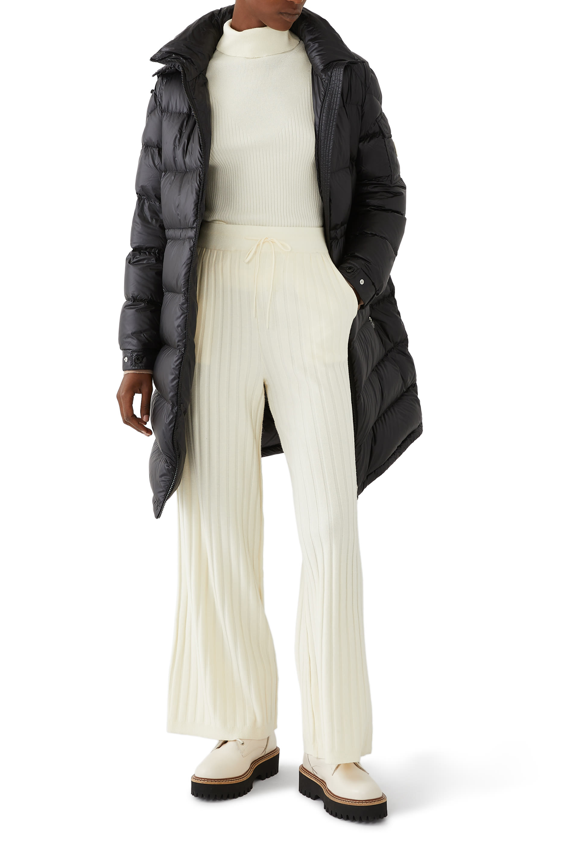 جاكيت باركا ميليون طويل مبطن بغطاء للرأس