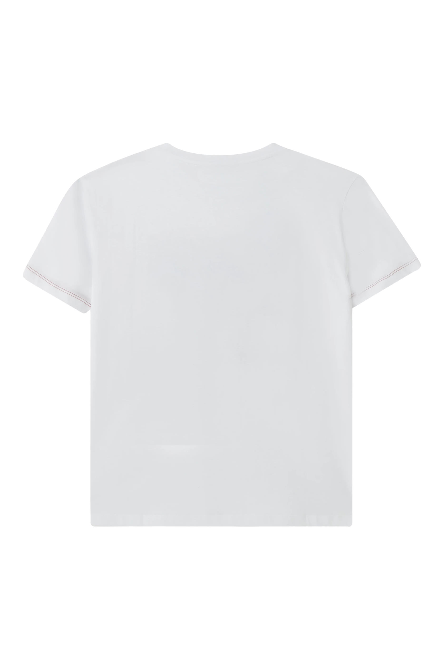 تيشيرت بشعار الماركة ونقشة خطوط متعرجة جيرسيه للأطفال