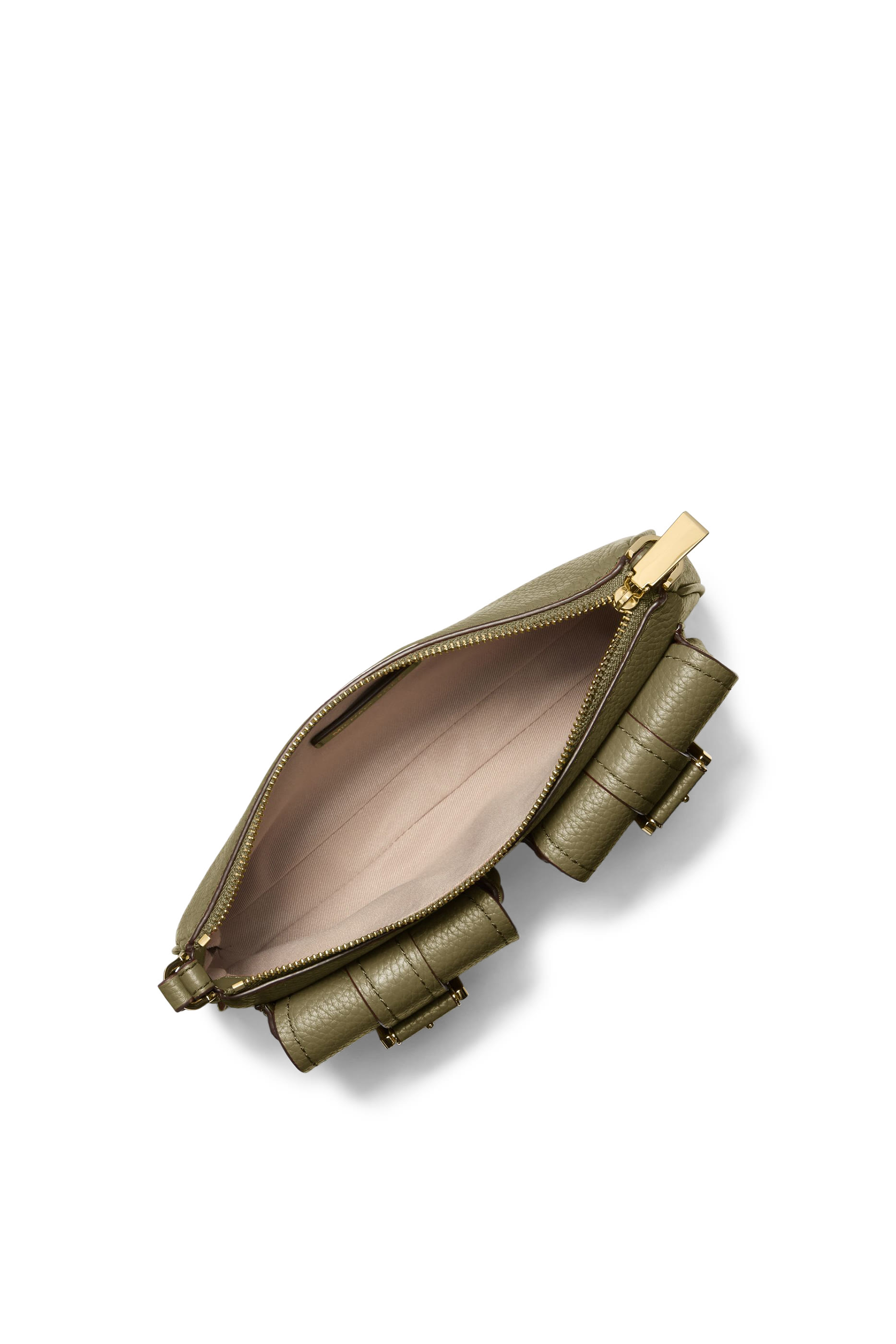 حقيبة بوشيت زوي صغيرة جلد بارز الملمس