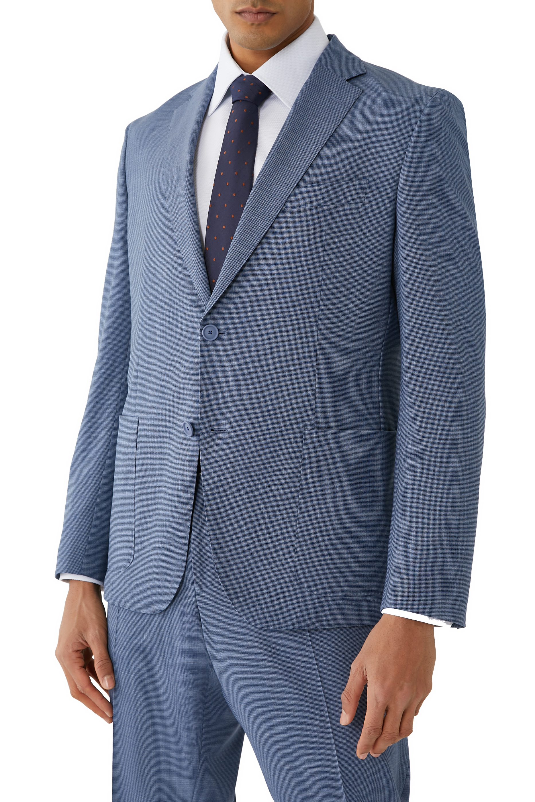 ربطة عنق منقطة حرير جاكار