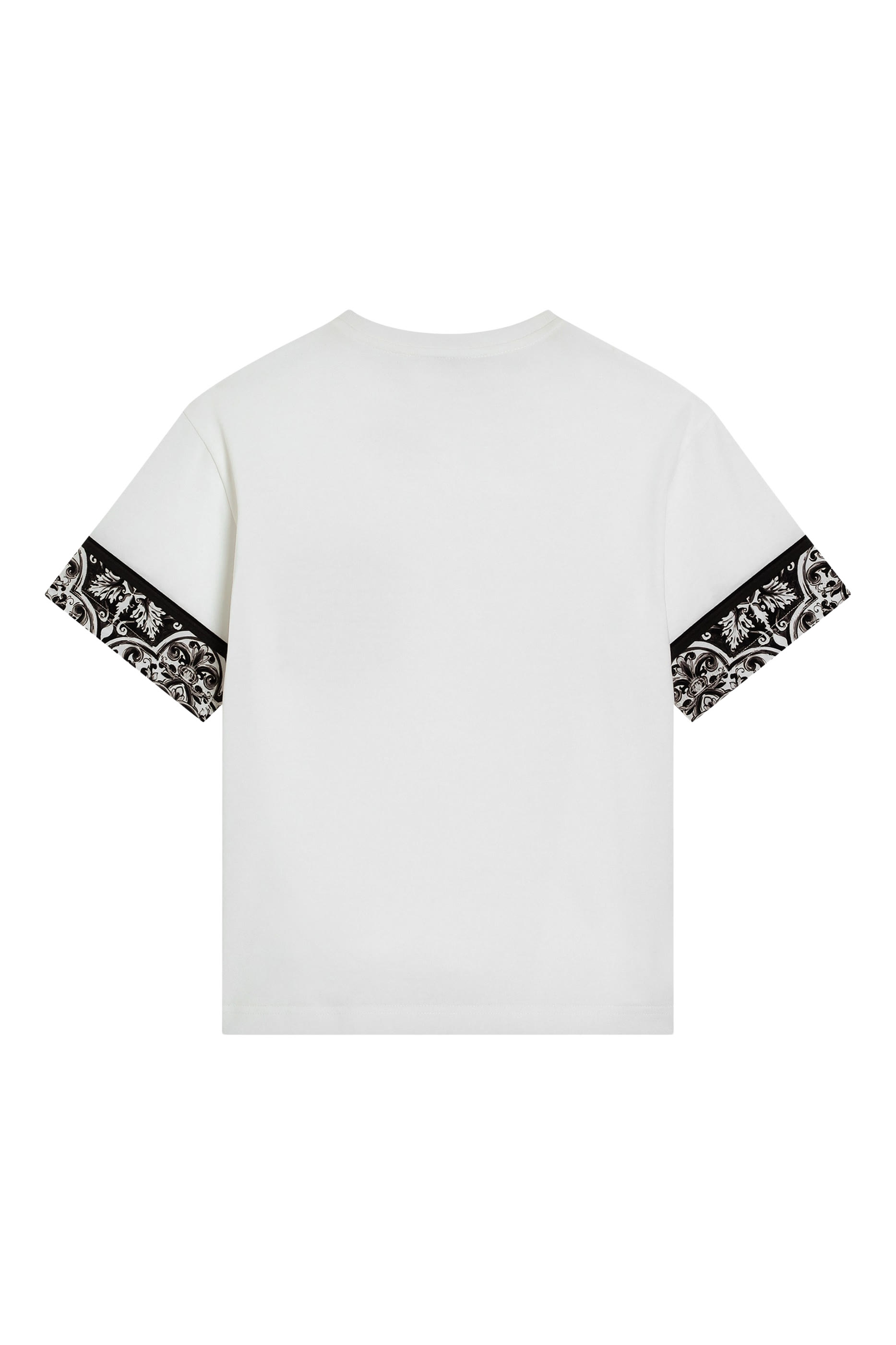 تيشيرت بنقشة مايوليكا قطن للأطفال