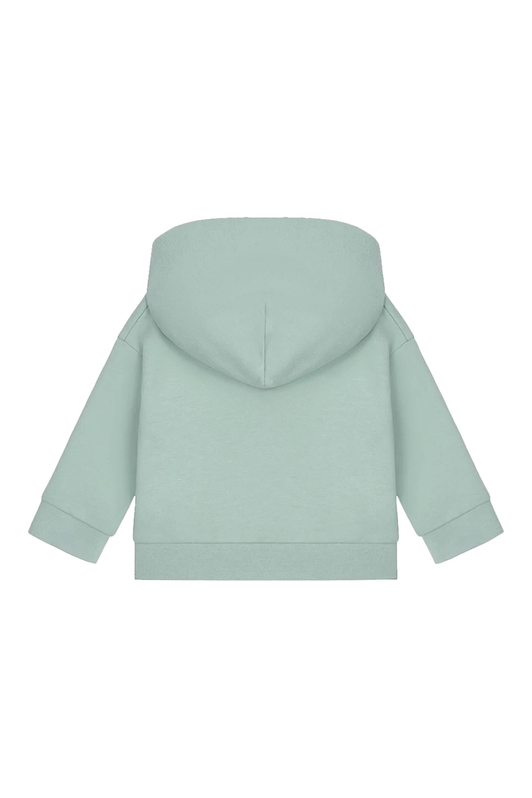 هودي بسحاب وطبعة غرافيكية قطن للأطفال