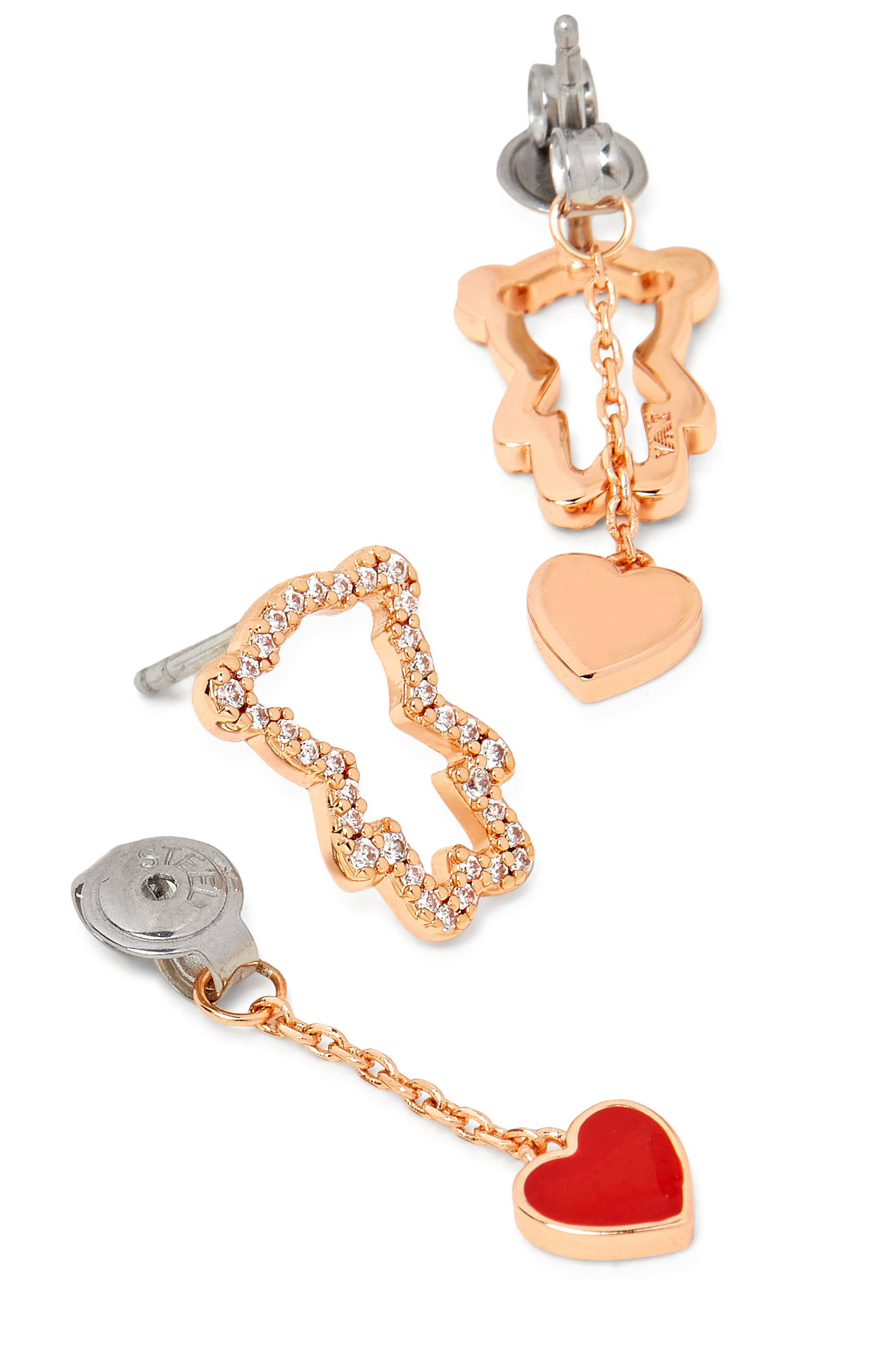 أقراط نحاس مرصع