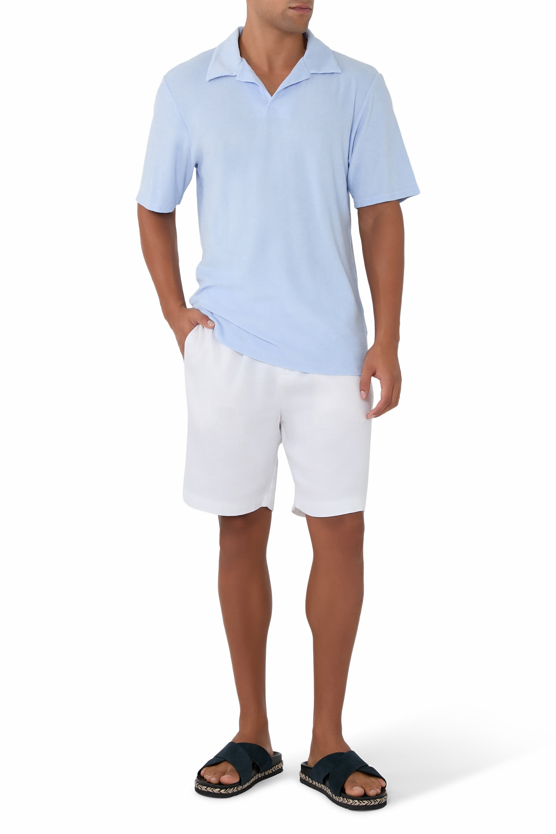 قميص بولو فوستينو قطن تيري