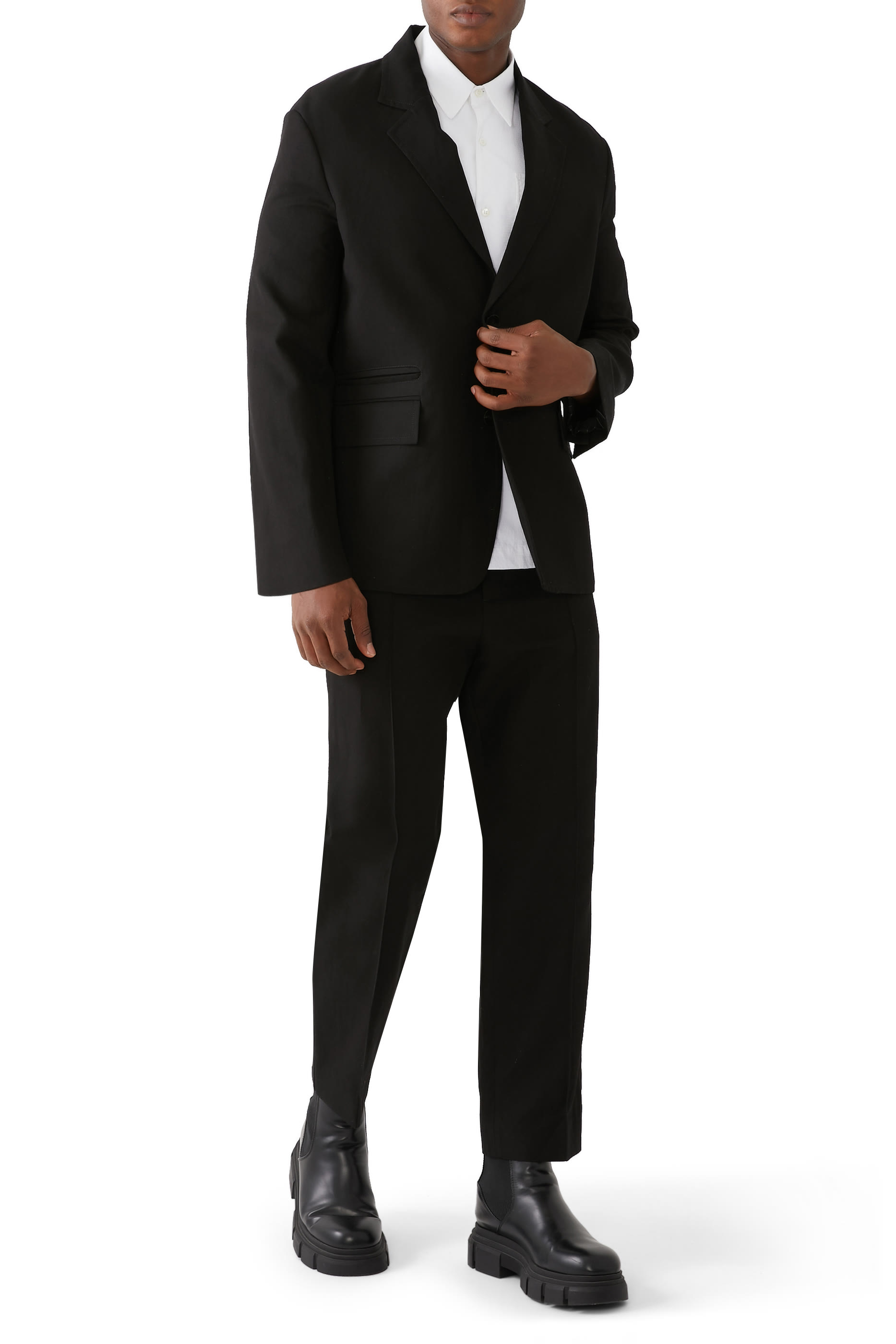 بليزر كاجوال بصف أزرار