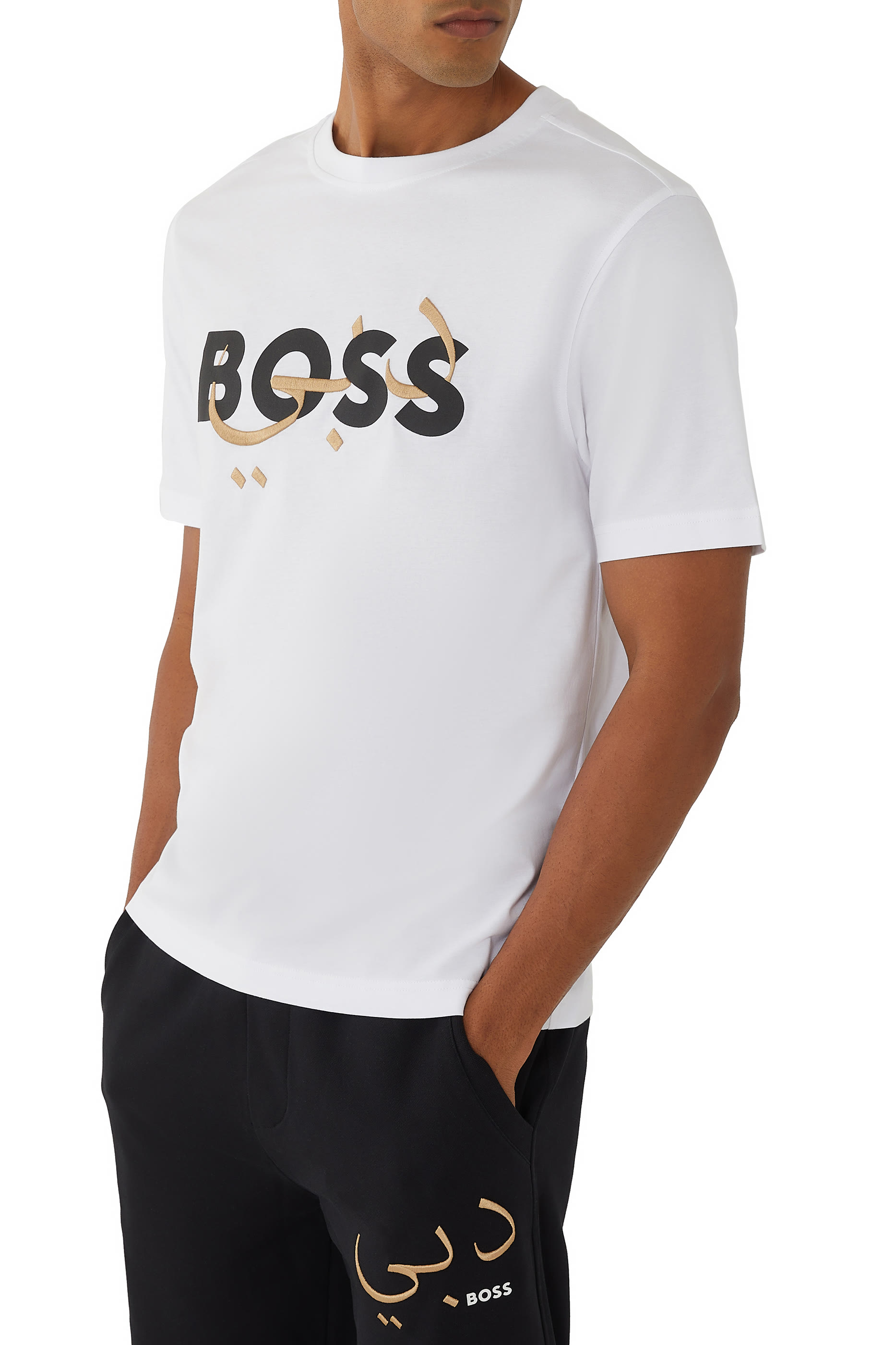 تيشيرت xدبي هالا بياقة ضيقة