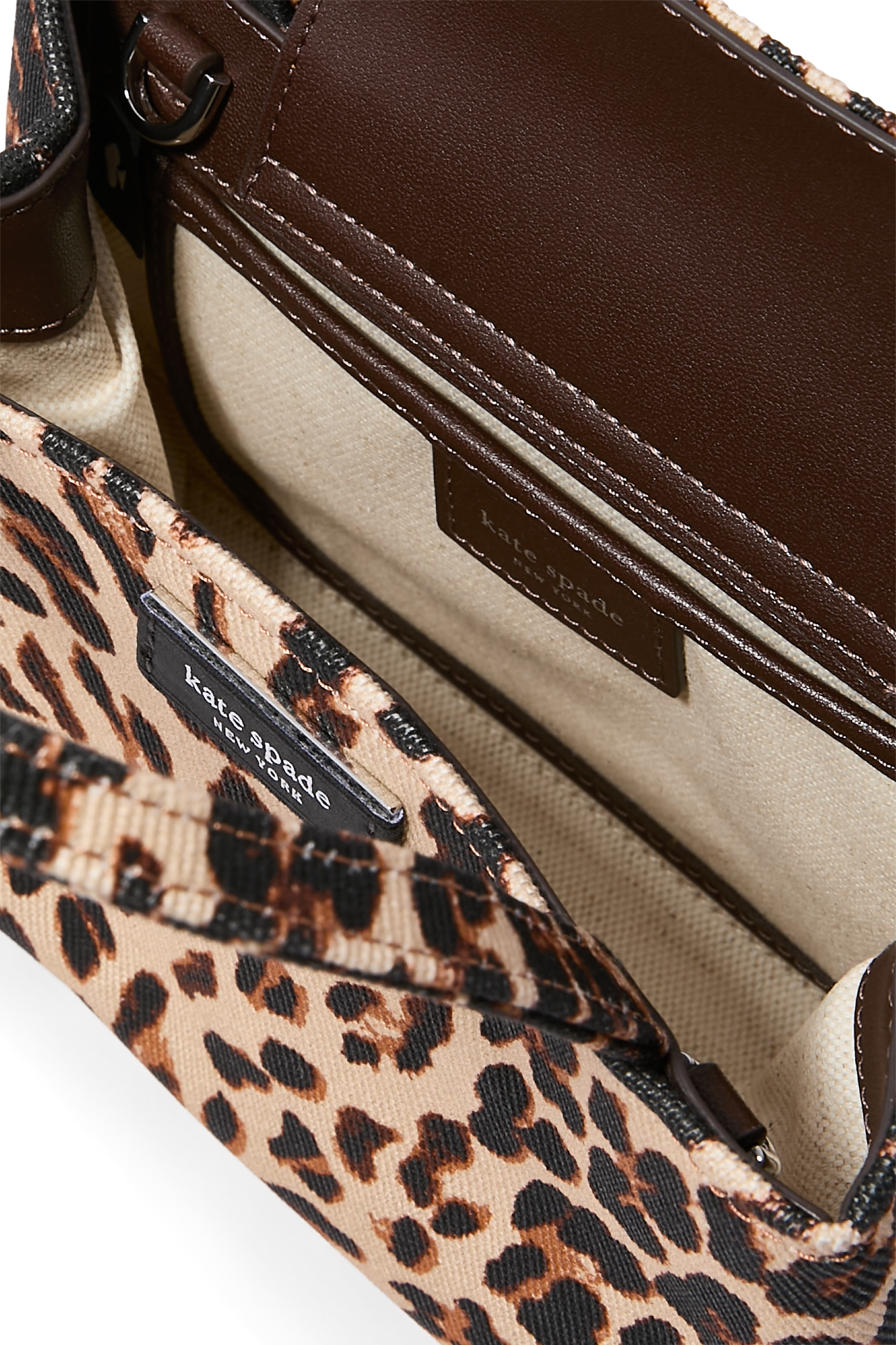 حقيبة يد سام ايكون صغيرة بنقشة جلد النمر