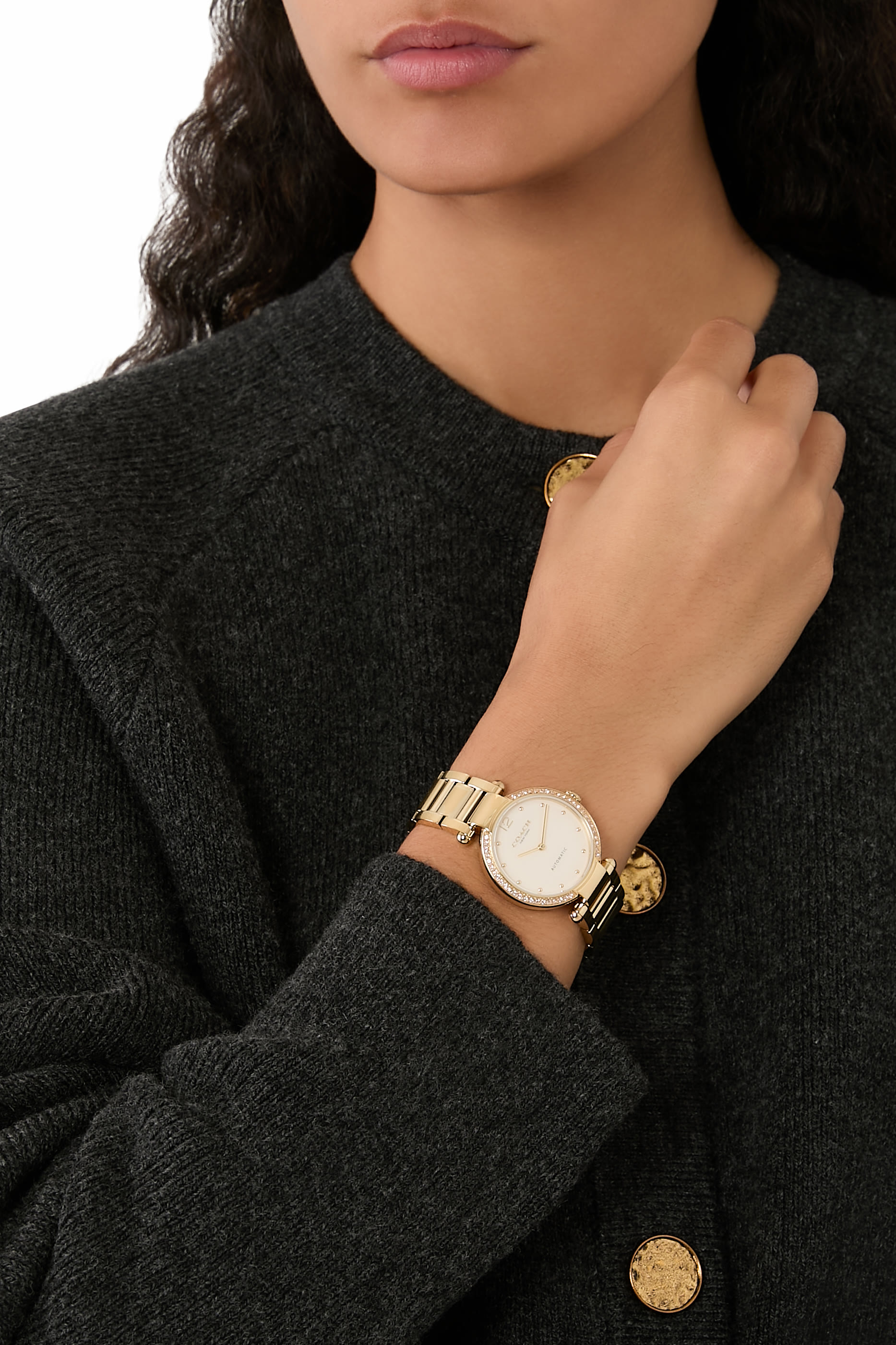 ساعة كاري ستانلس ستيل، 34 مم