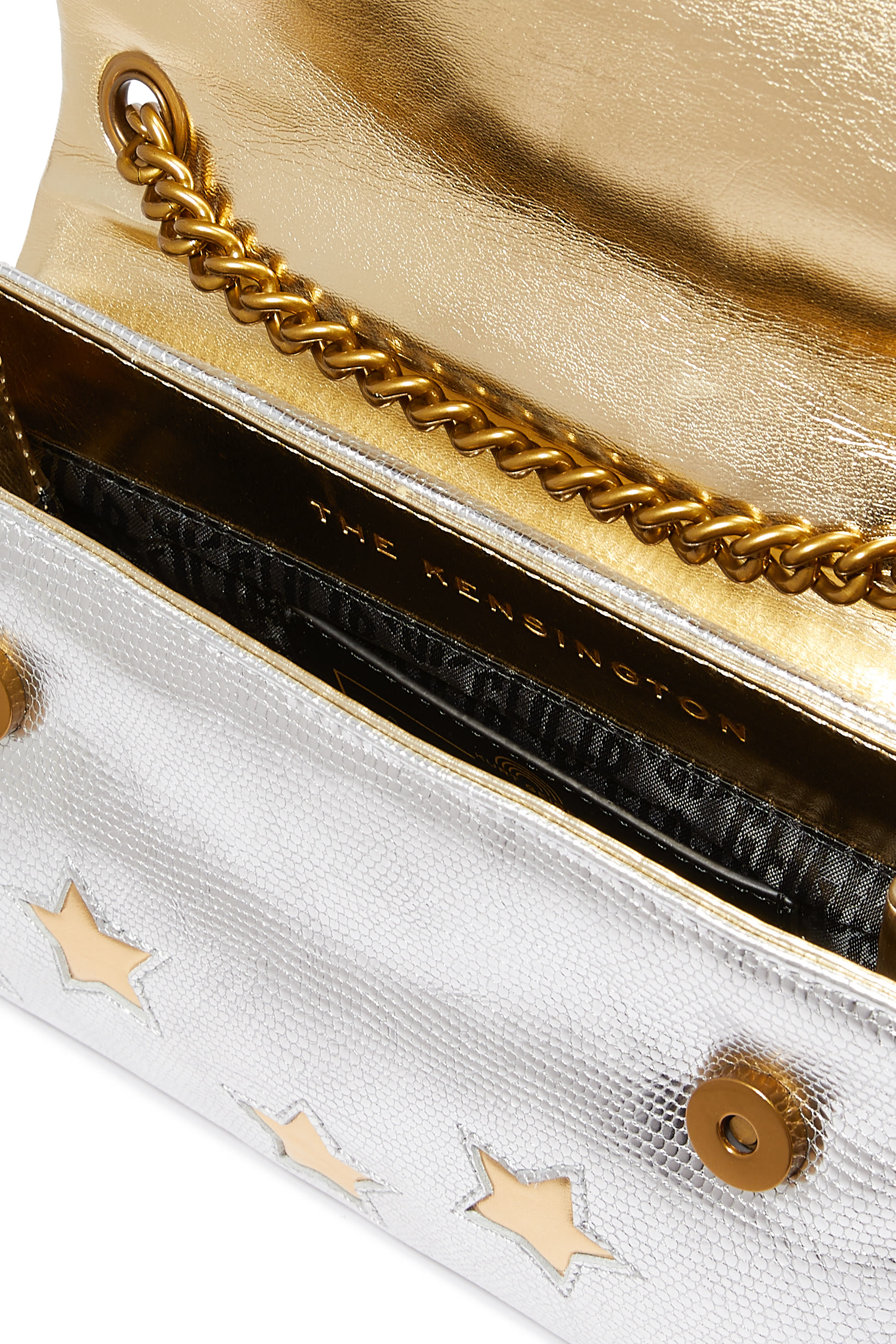 حقيبة كنسينغتون متوسطة بنقشة نجوم