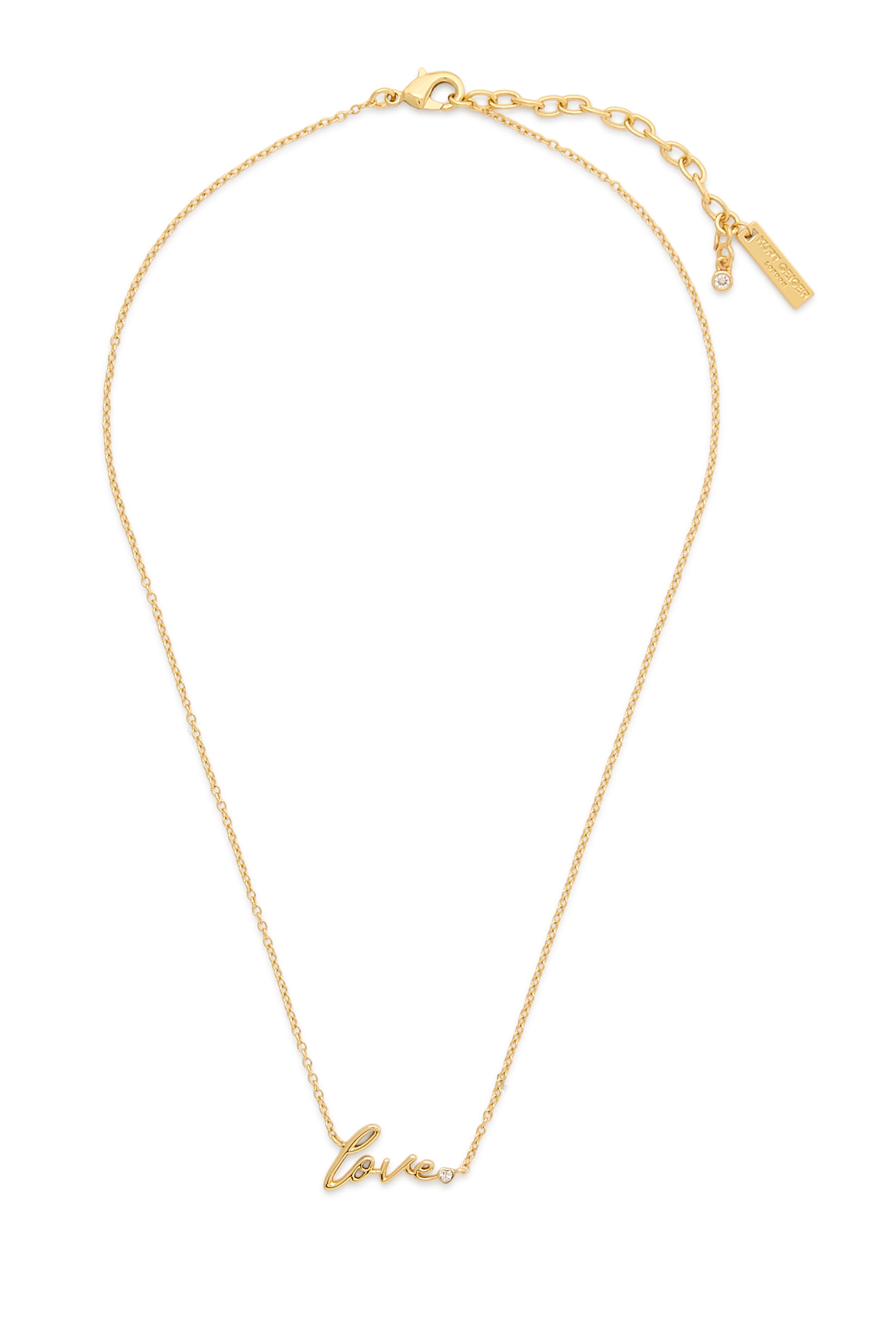 قلادة بدلاية بتصميم كلمة لوف