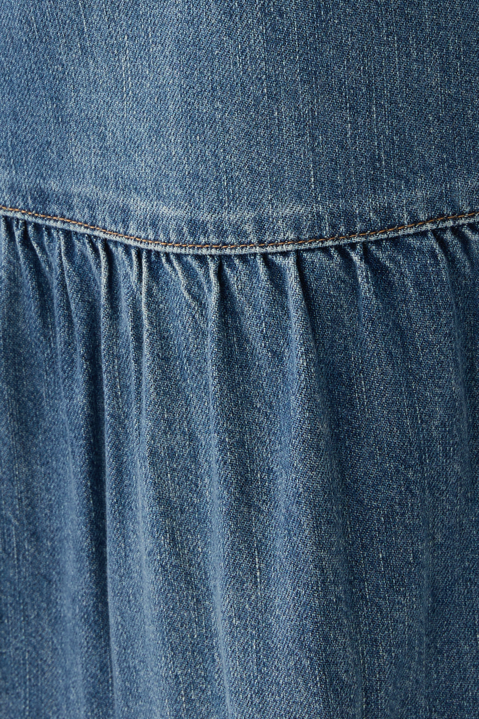 تنورة ميندي طويلة متعددة الطبقات