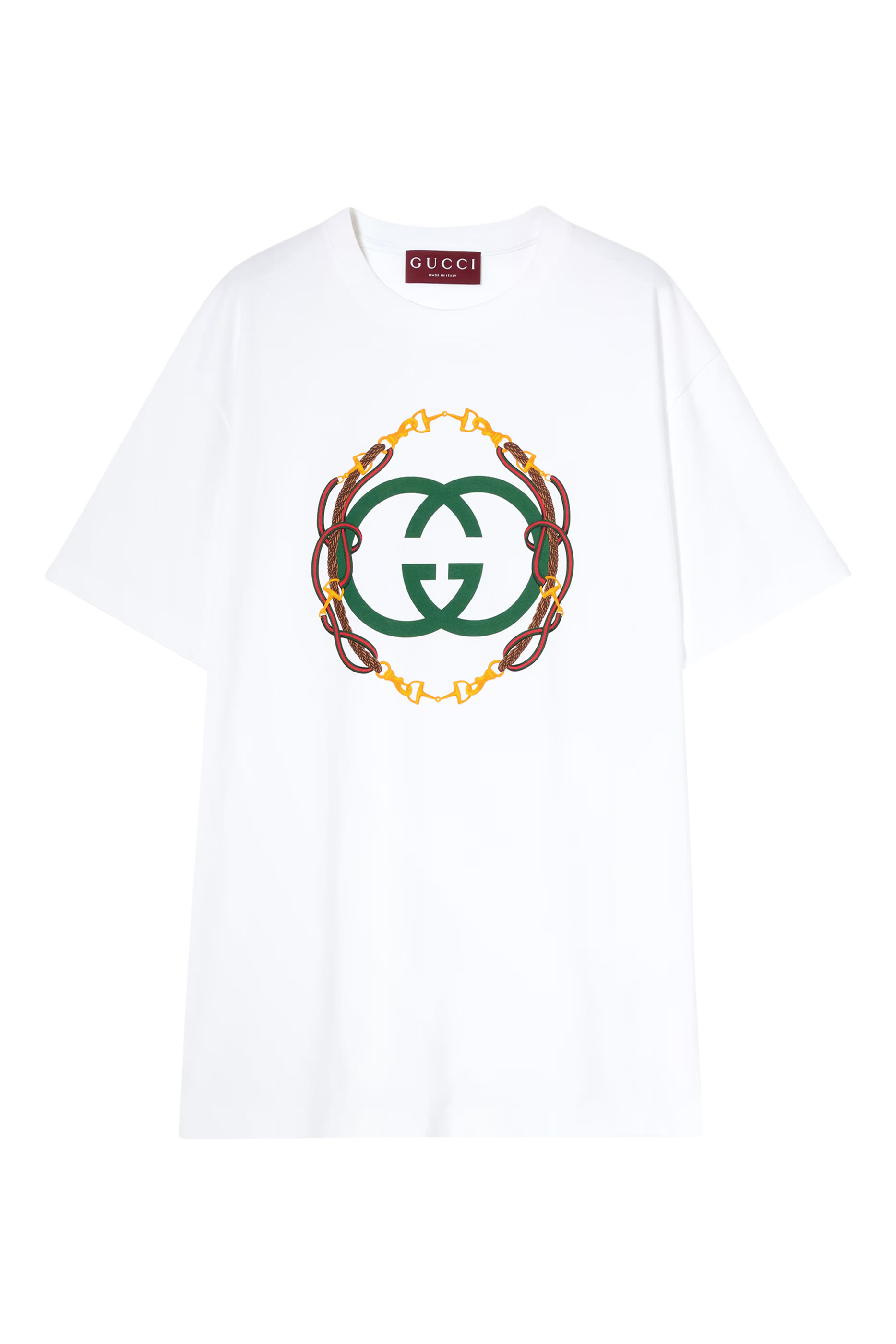 تيشيرت بنقشة قطن جيرسيه