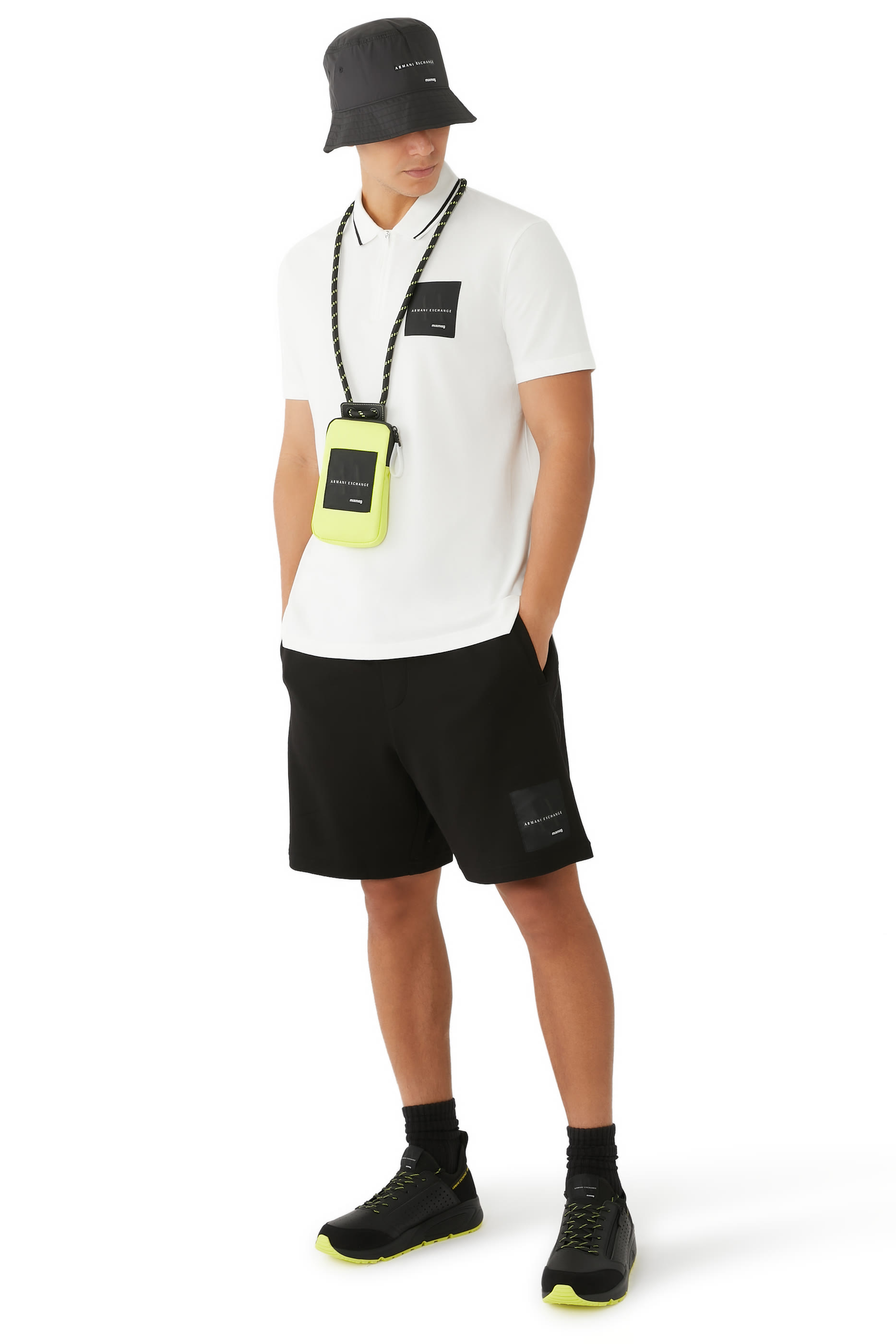 قميص بولو قطن بيكيه بأكمام قصيرة