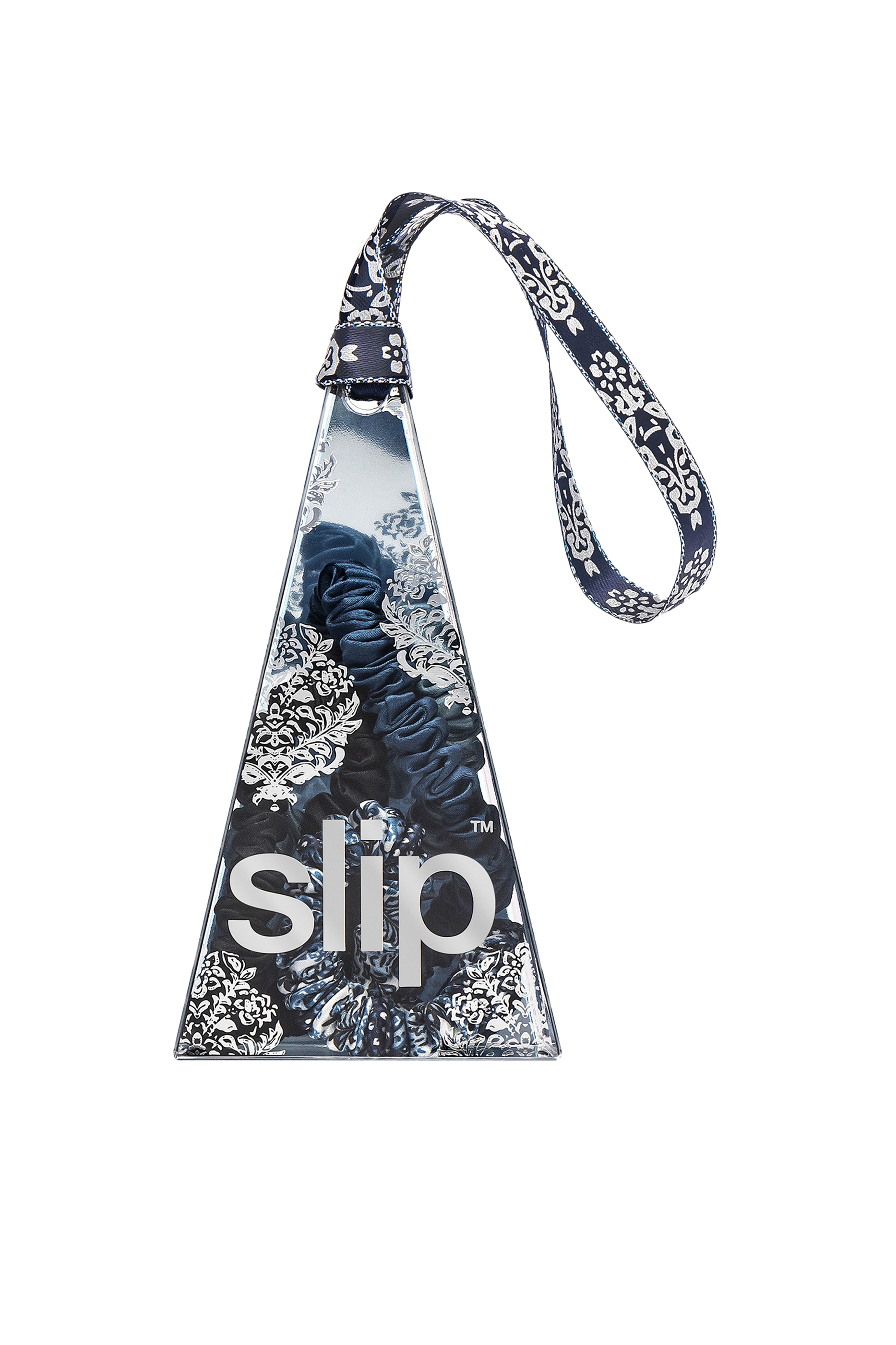 Silk Scrunchie Ornament, Set of 4