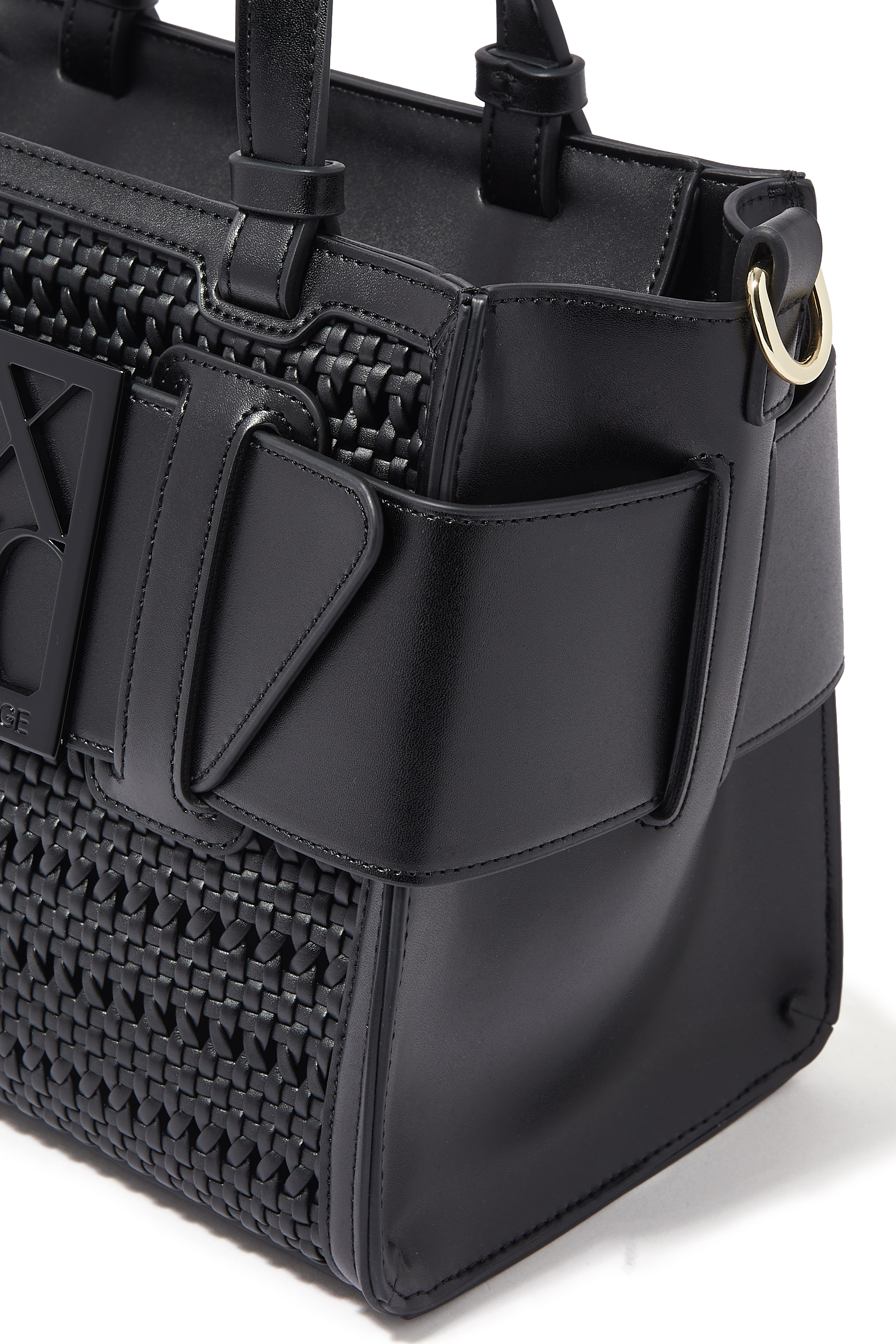 حقيبة يد سوزي منسوجة بشعار الماركة