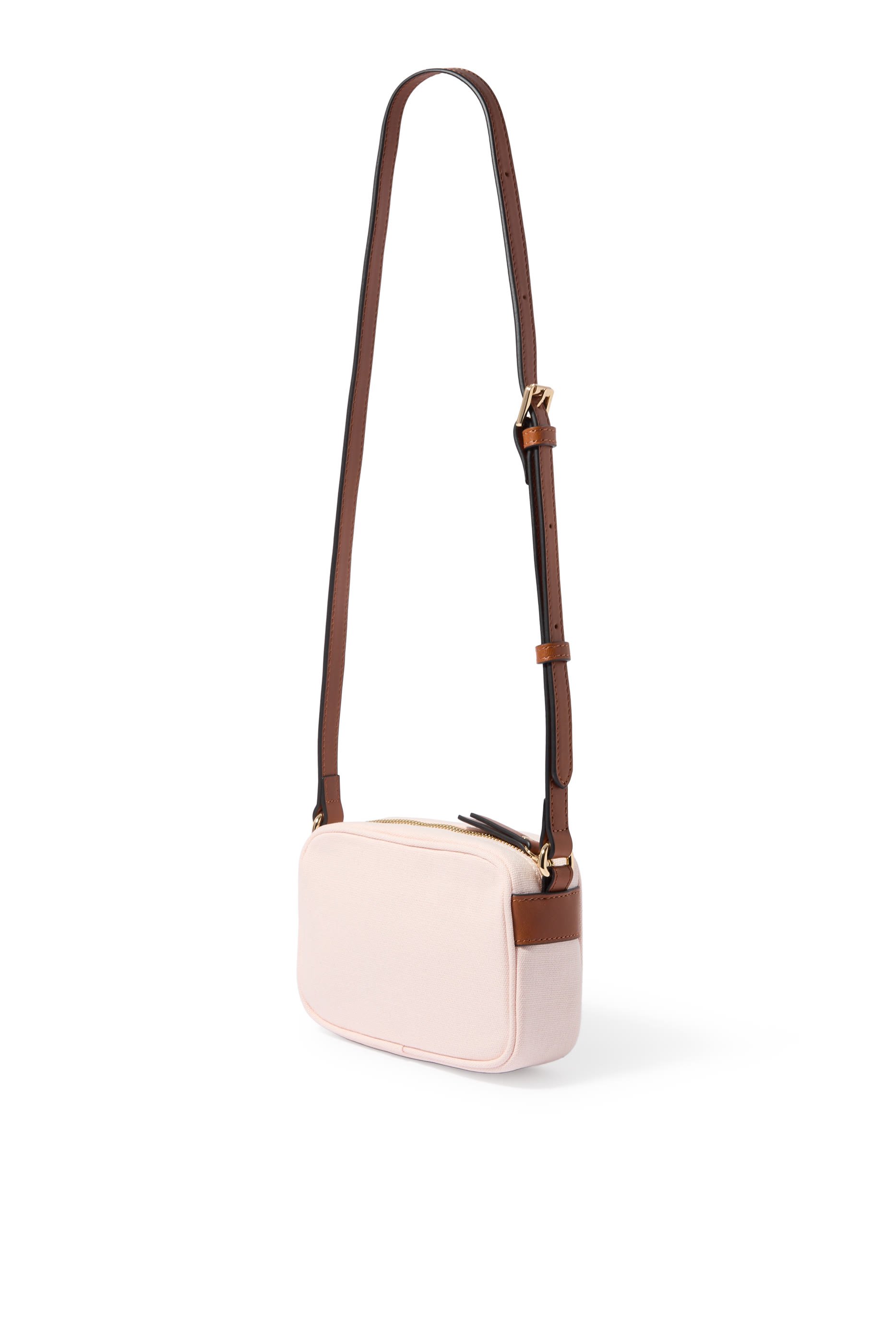 حقيبة كتف مطرزة بشعار الماركة للأطفال