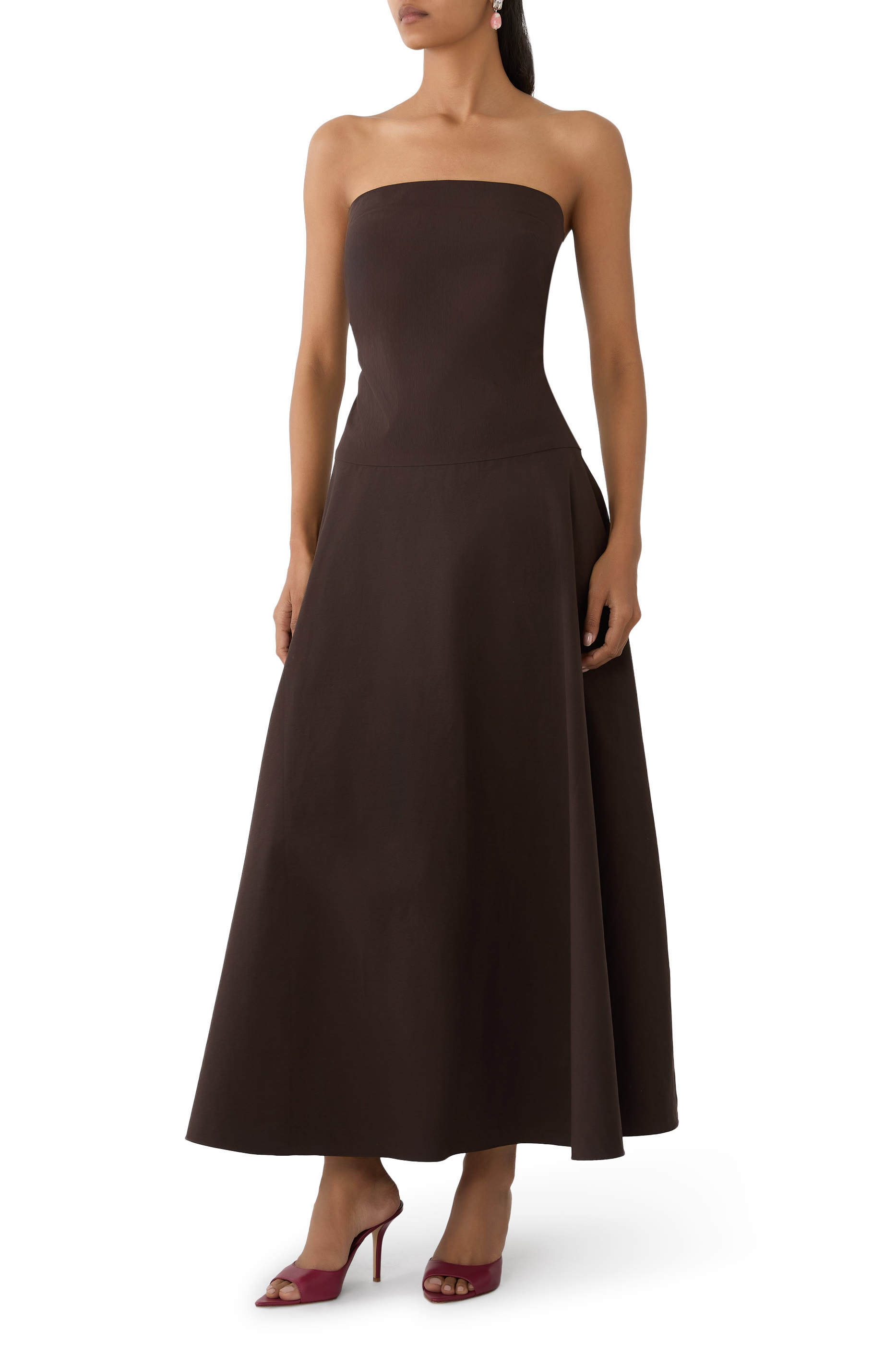 Strapless Rouleau Dress