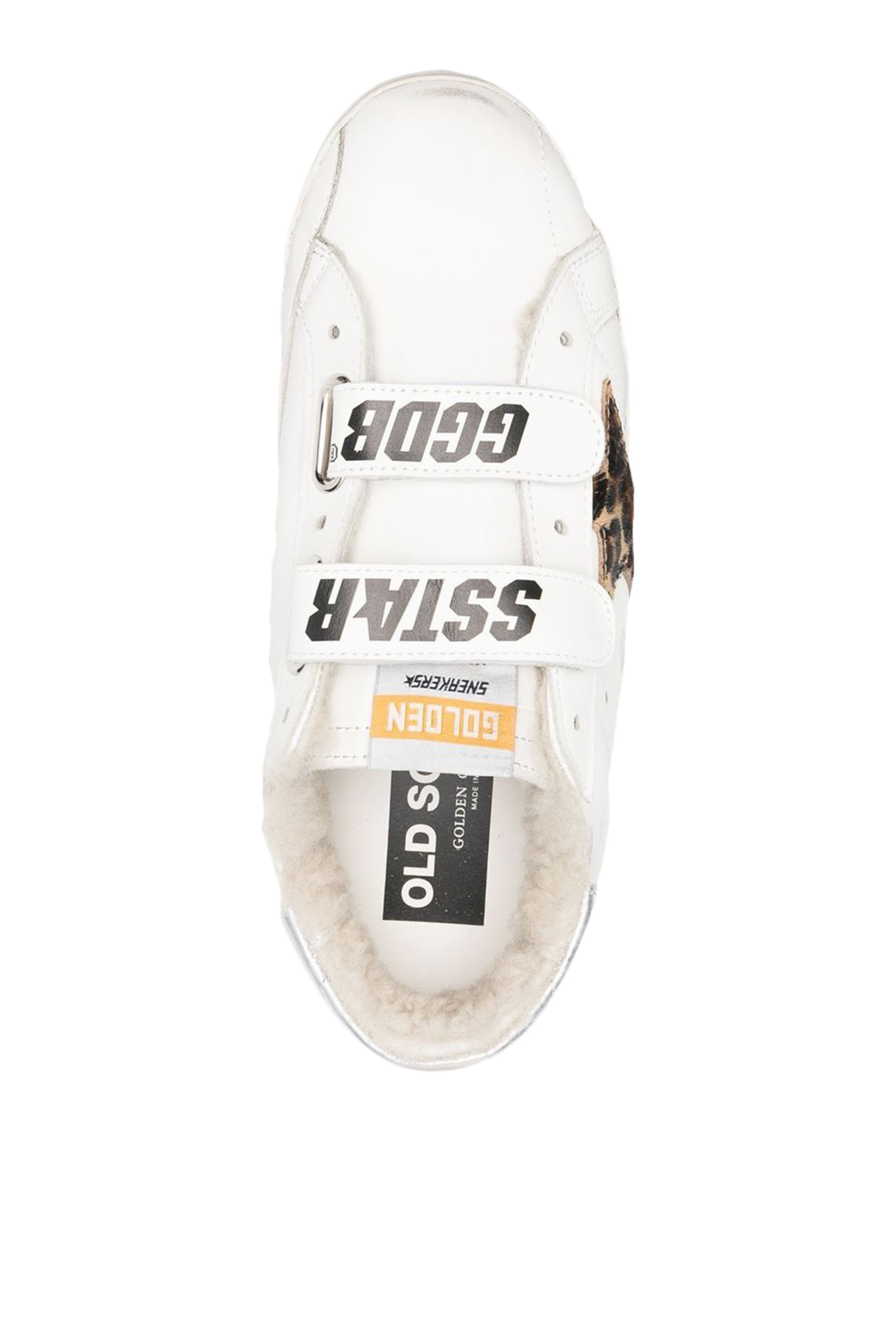 سنيكرز اولد سكول فيلكرو بنجمة بنقشة جلد الفهد