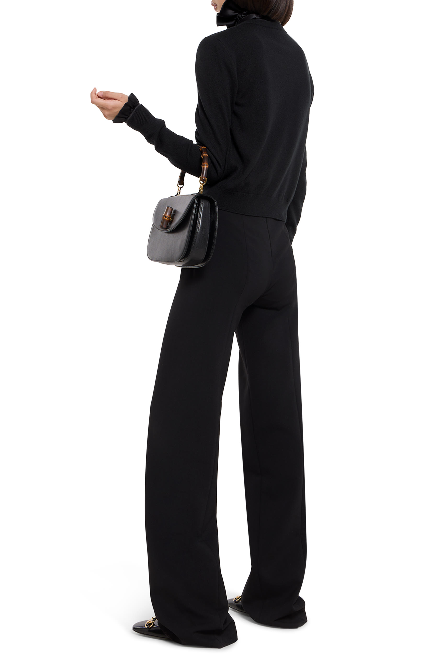 كارديغان مطرز نسيج صوف