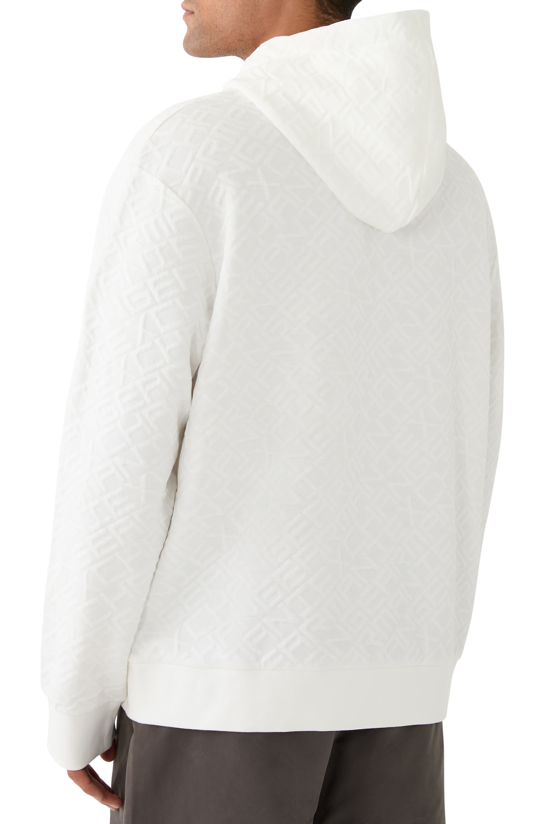 سويت شيرت بنقشة حروف شعار الماركة بالكامل