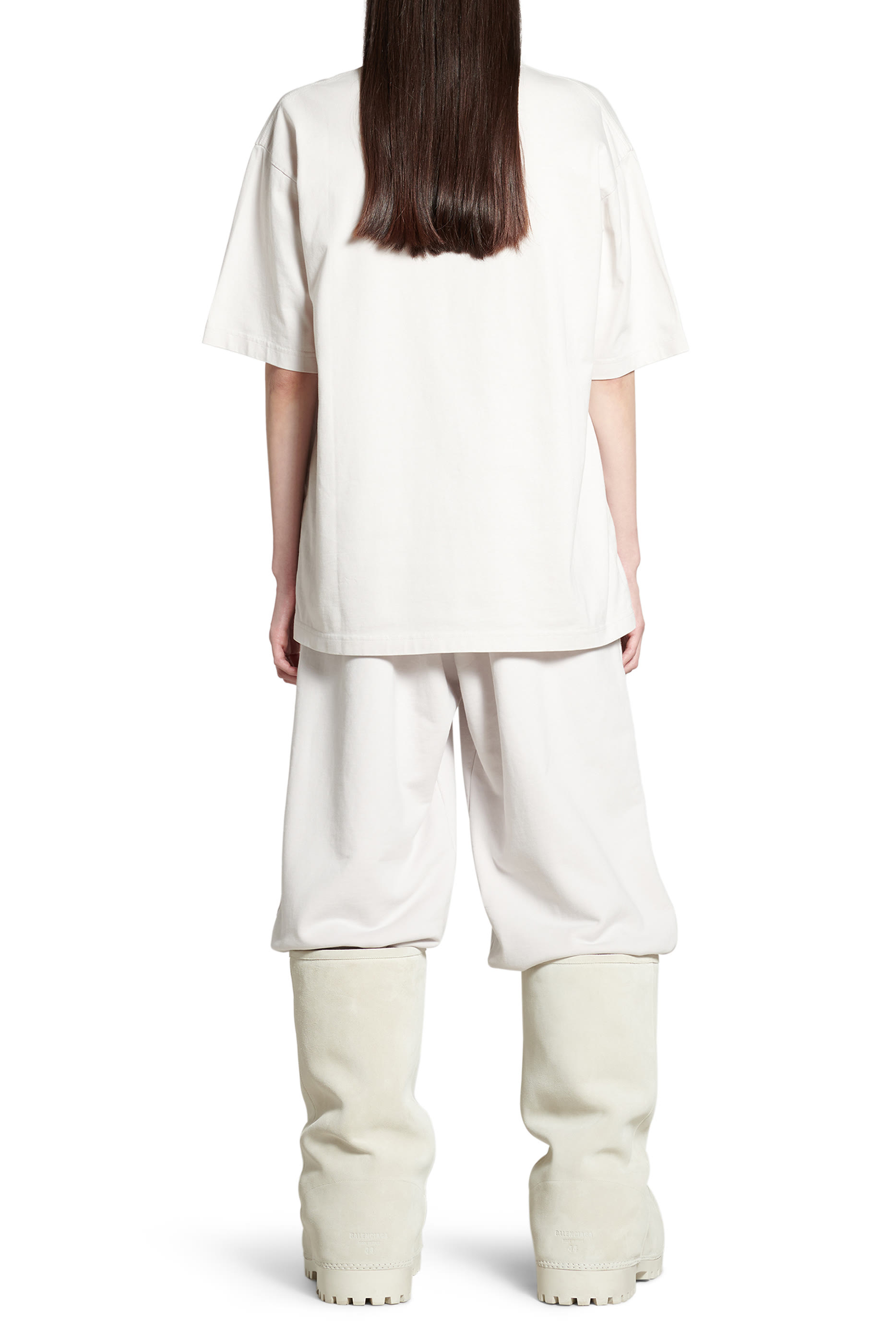 تيشيرت أكتيف وير قطن بشعار الماركة