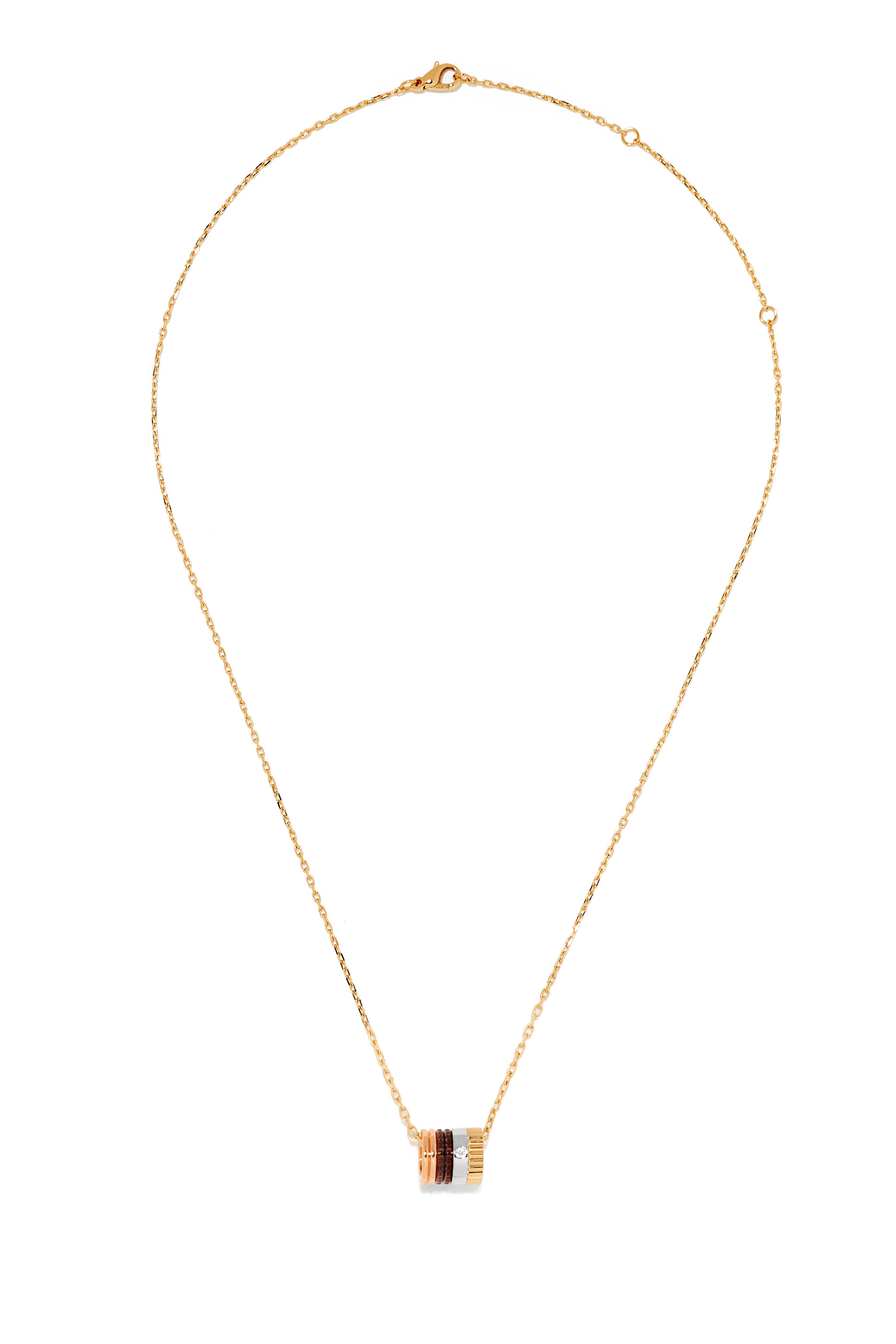 قلادة كاتر كلاسيك صغيرة بدلاية خواتم