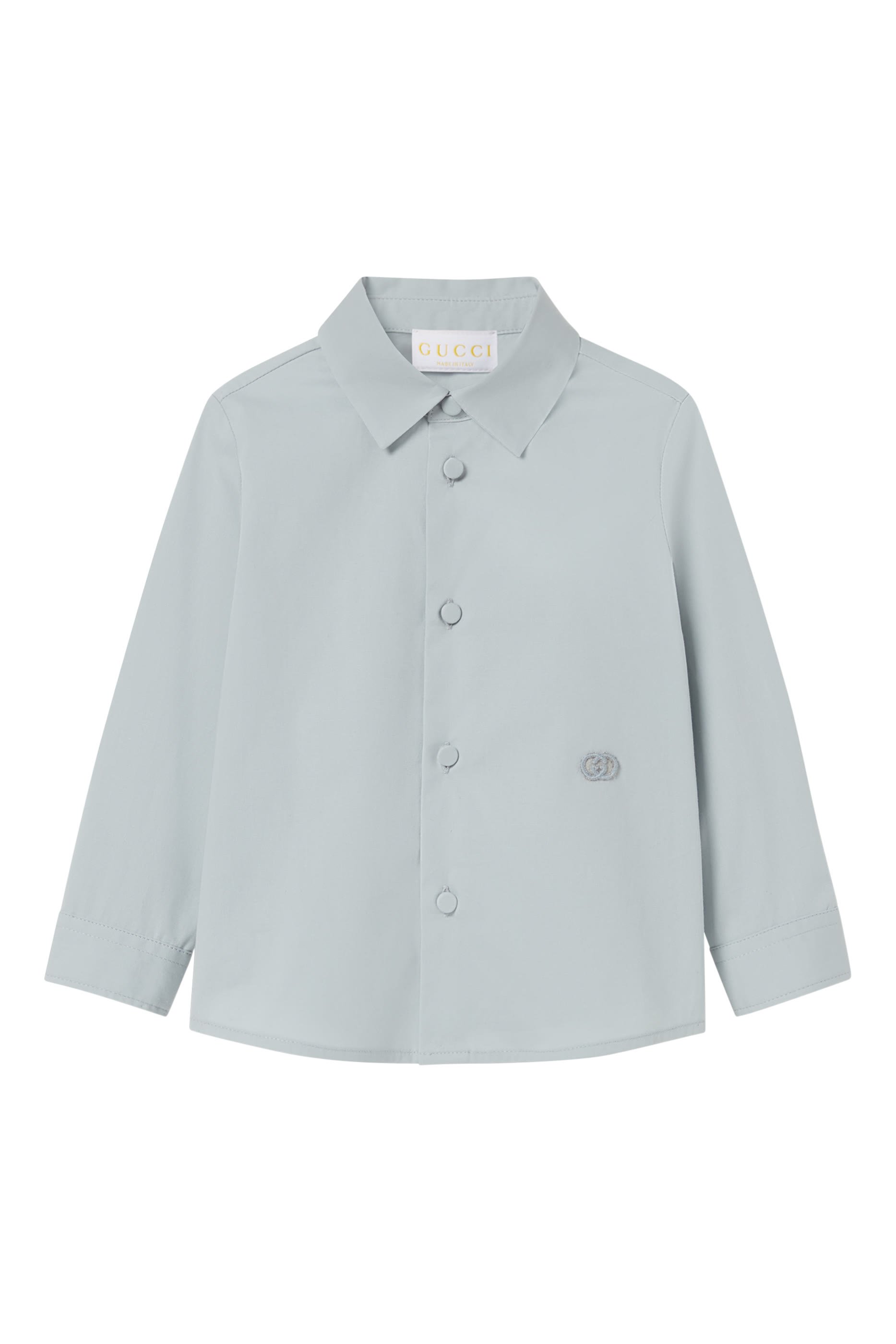 قميص بشعار الماركة قطن بوبلين للأطفال